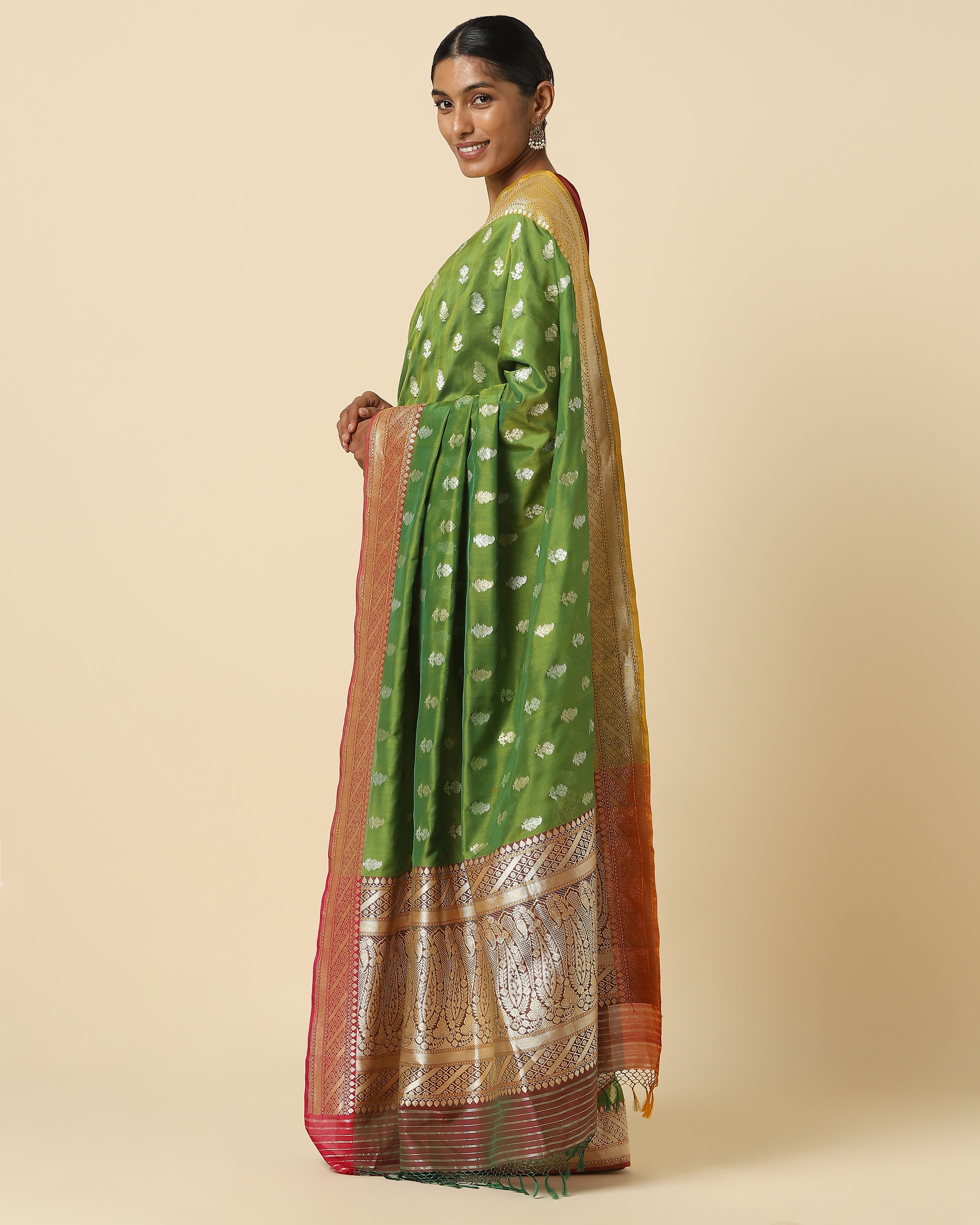 Devesh Kadwa Silk Cotton Saree