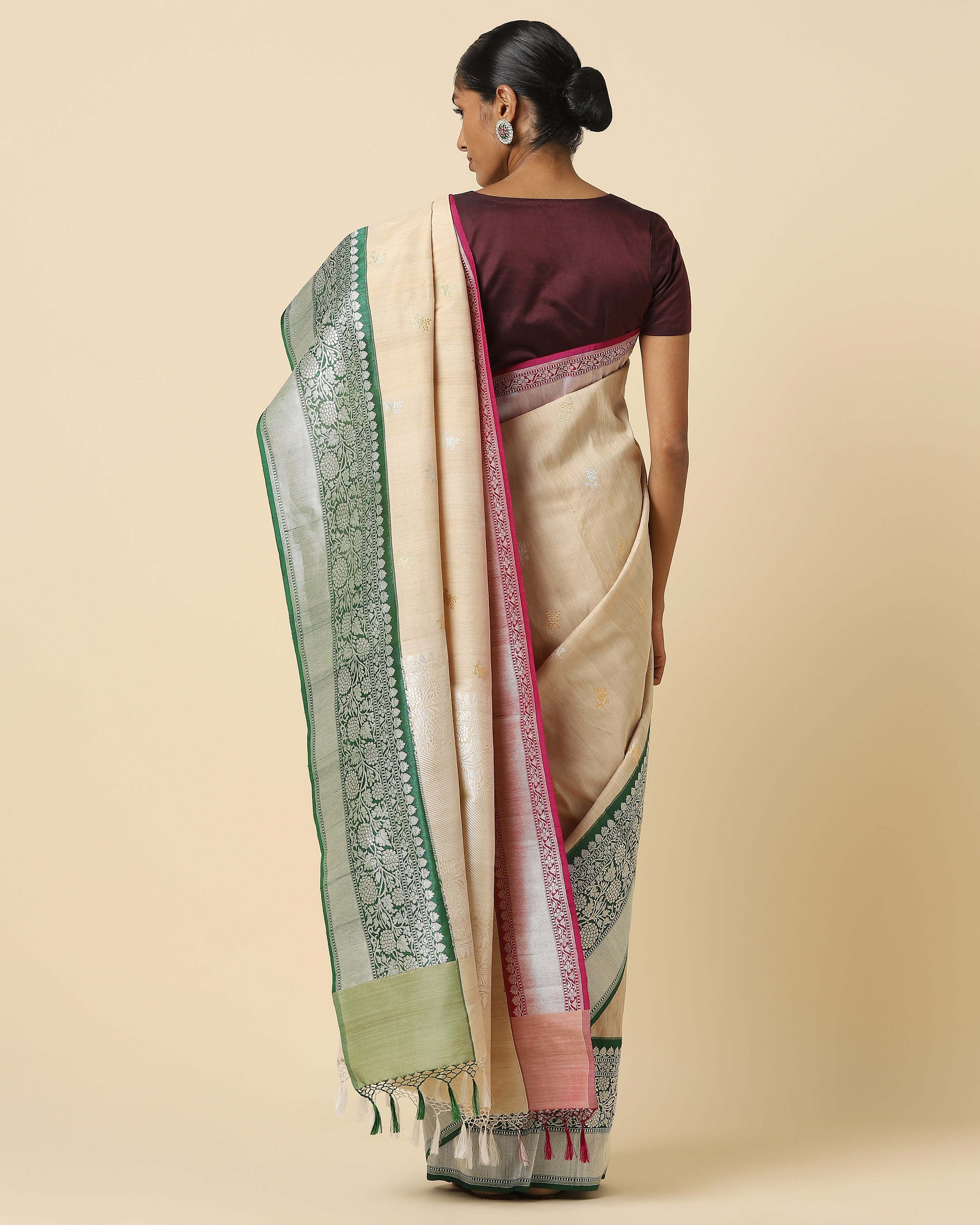 Sarva Kadwa Silk Saree