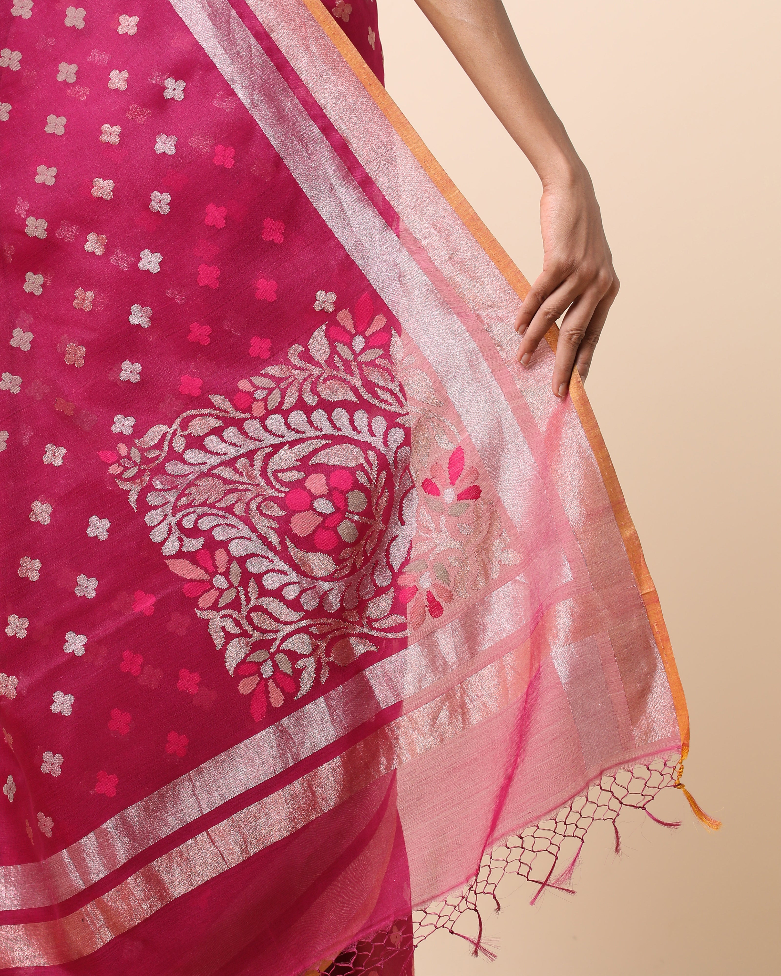 Rudra Jamdani Silk Cotton Saree