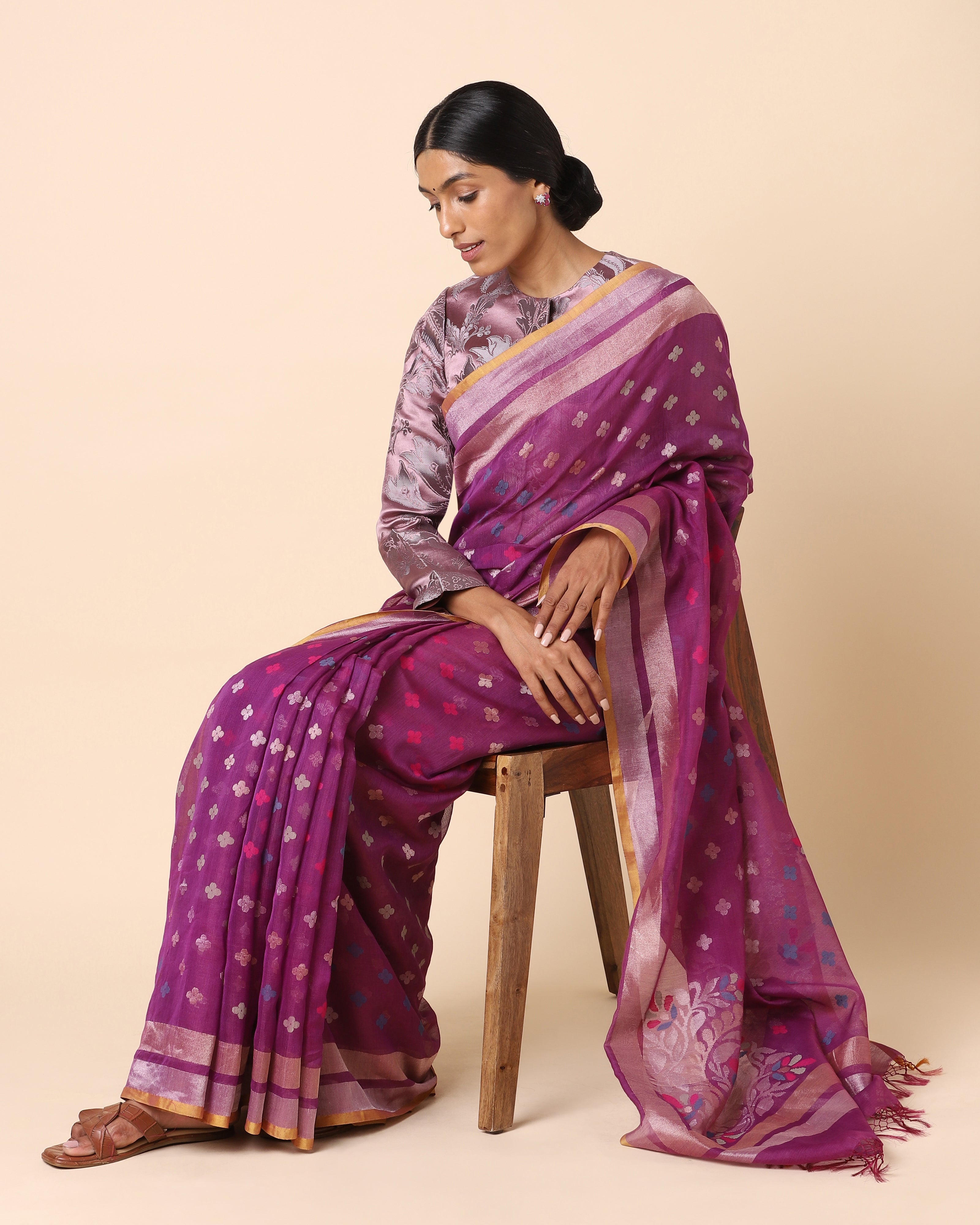 Shop Pure Banarasi Uppada Silk Sarees Online at Best price - Sacred Weaves