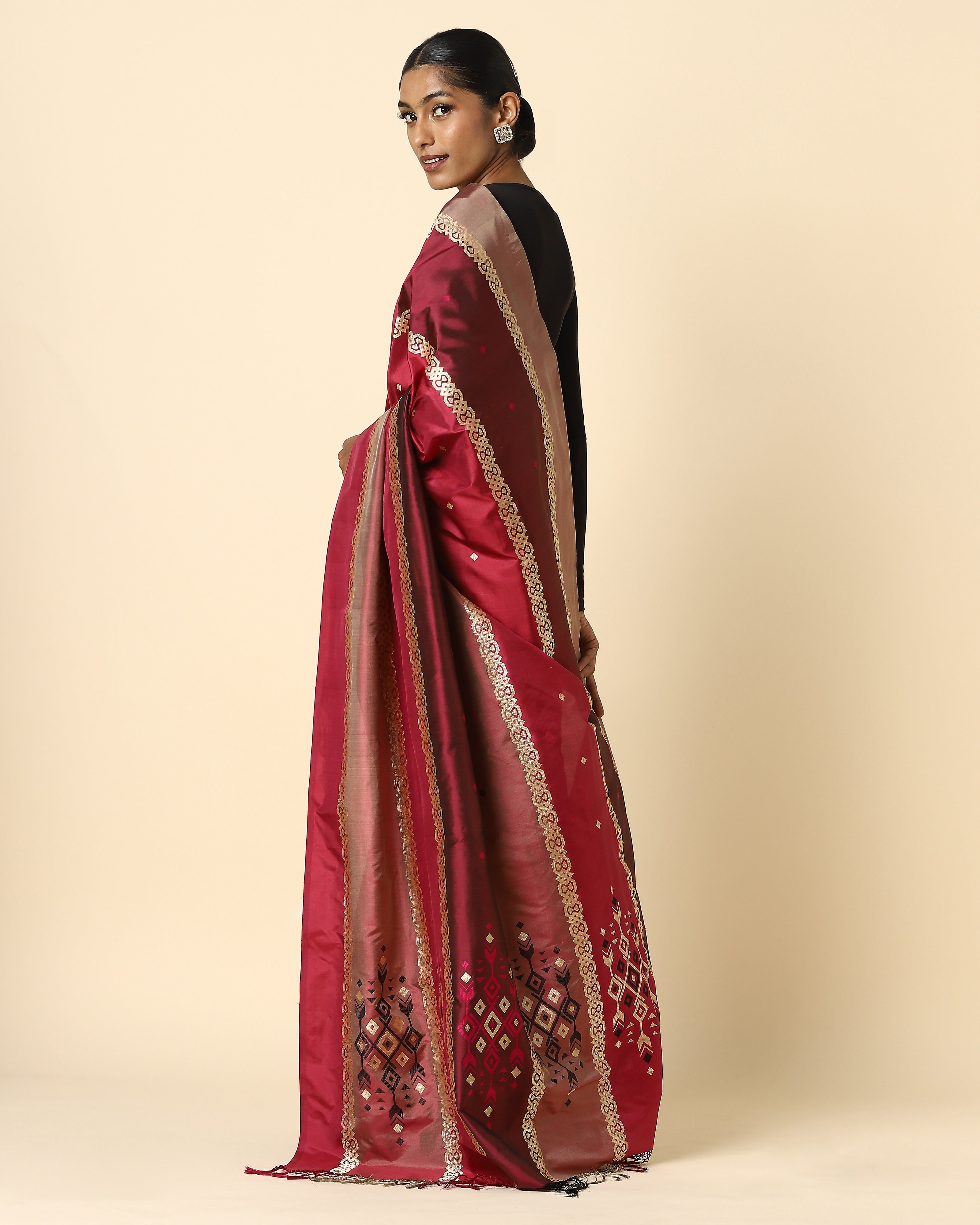 Vansha Kadwa Silk Saree