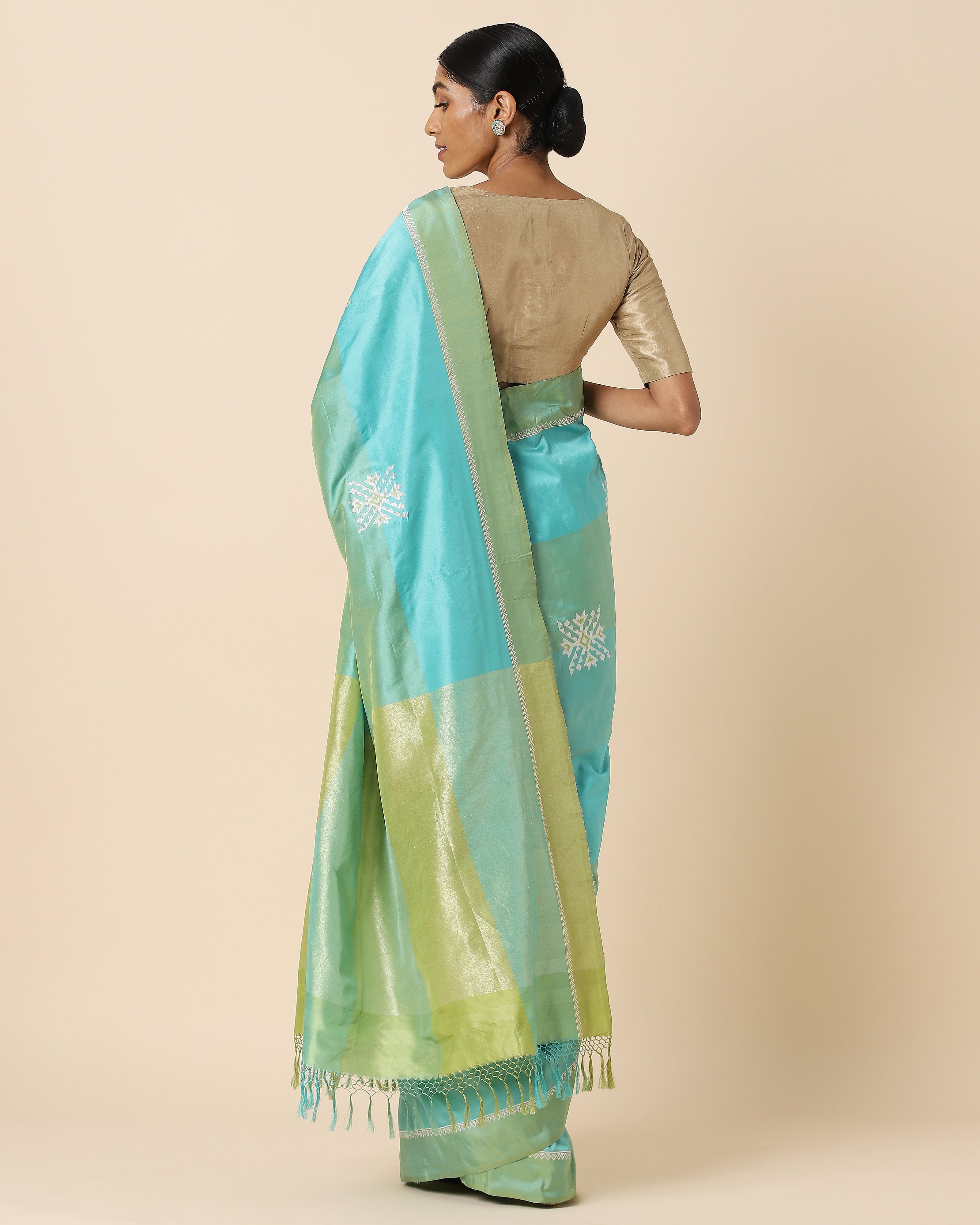 Sarni Kadwa Silk Saree