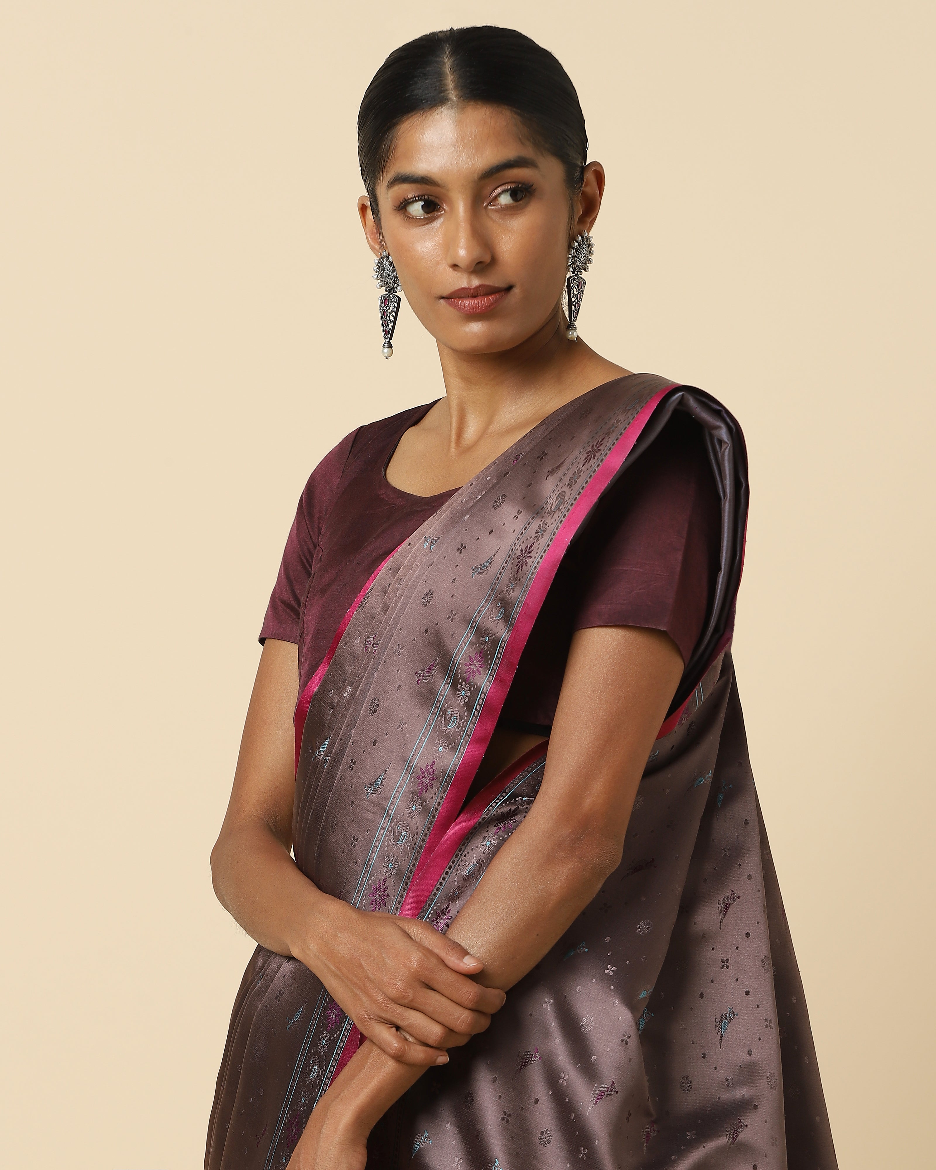 Sana Tanchoi Silk Saree