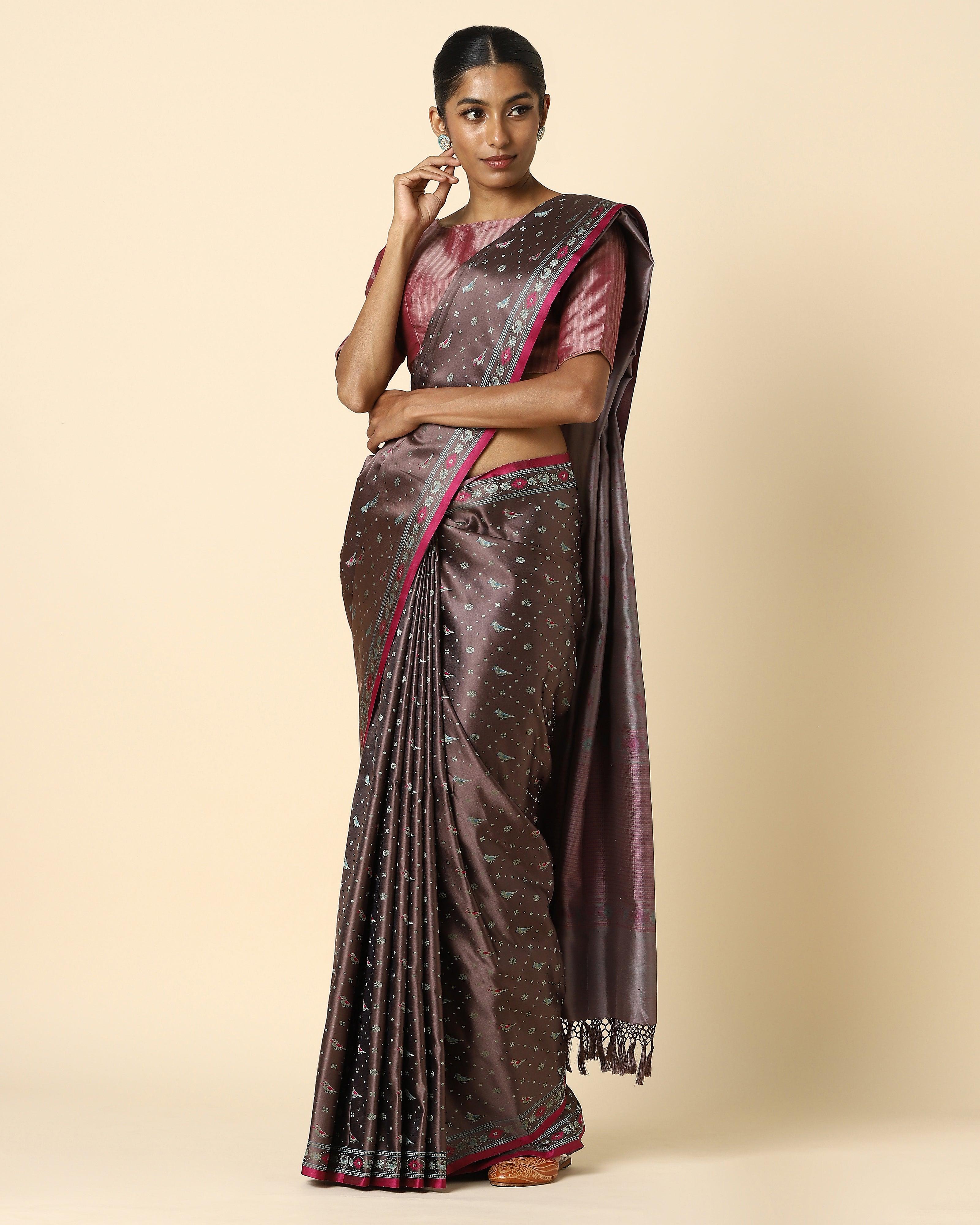 Sana Tanchoi Silk Saree