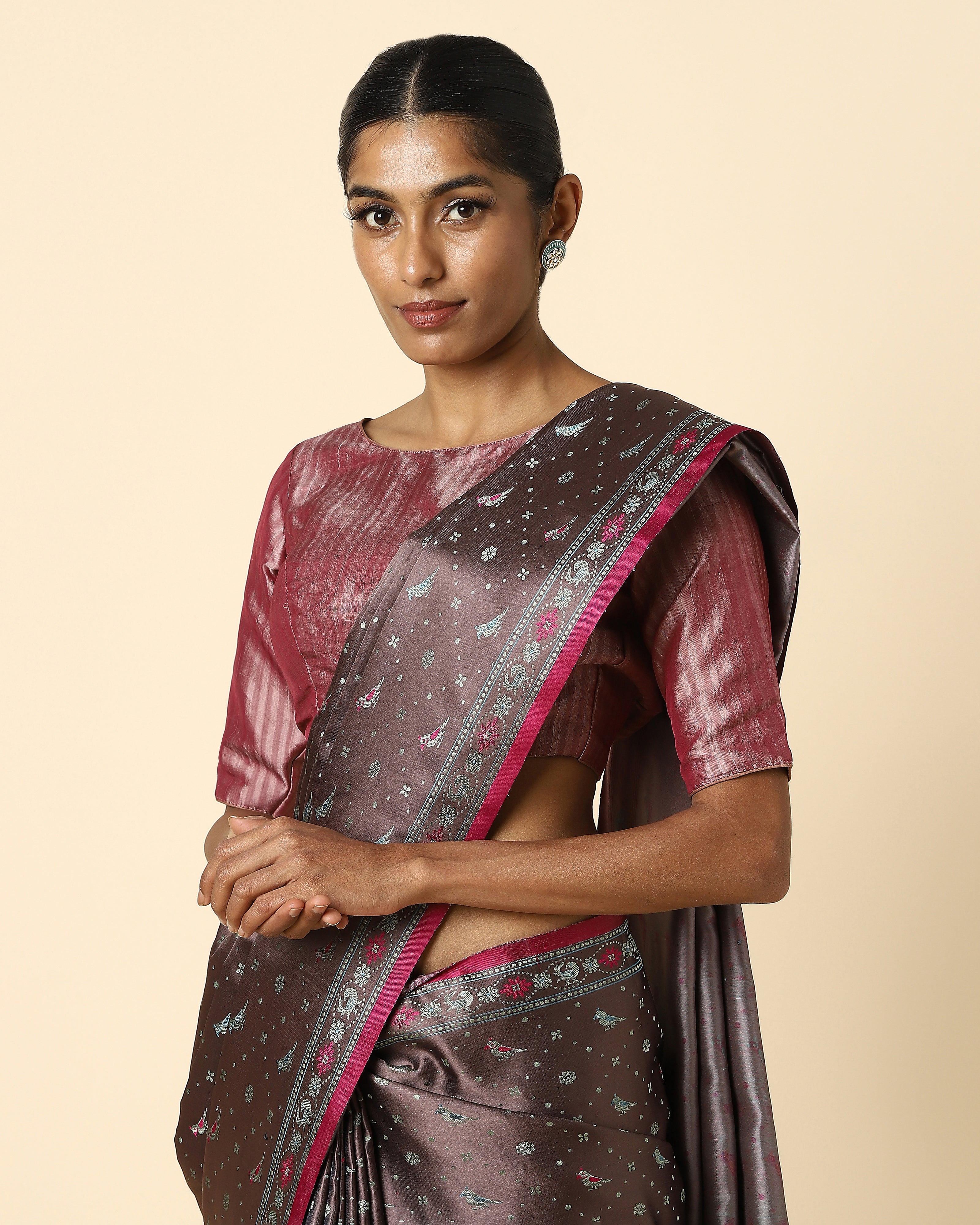 Sana Tanchoi Silk Saree