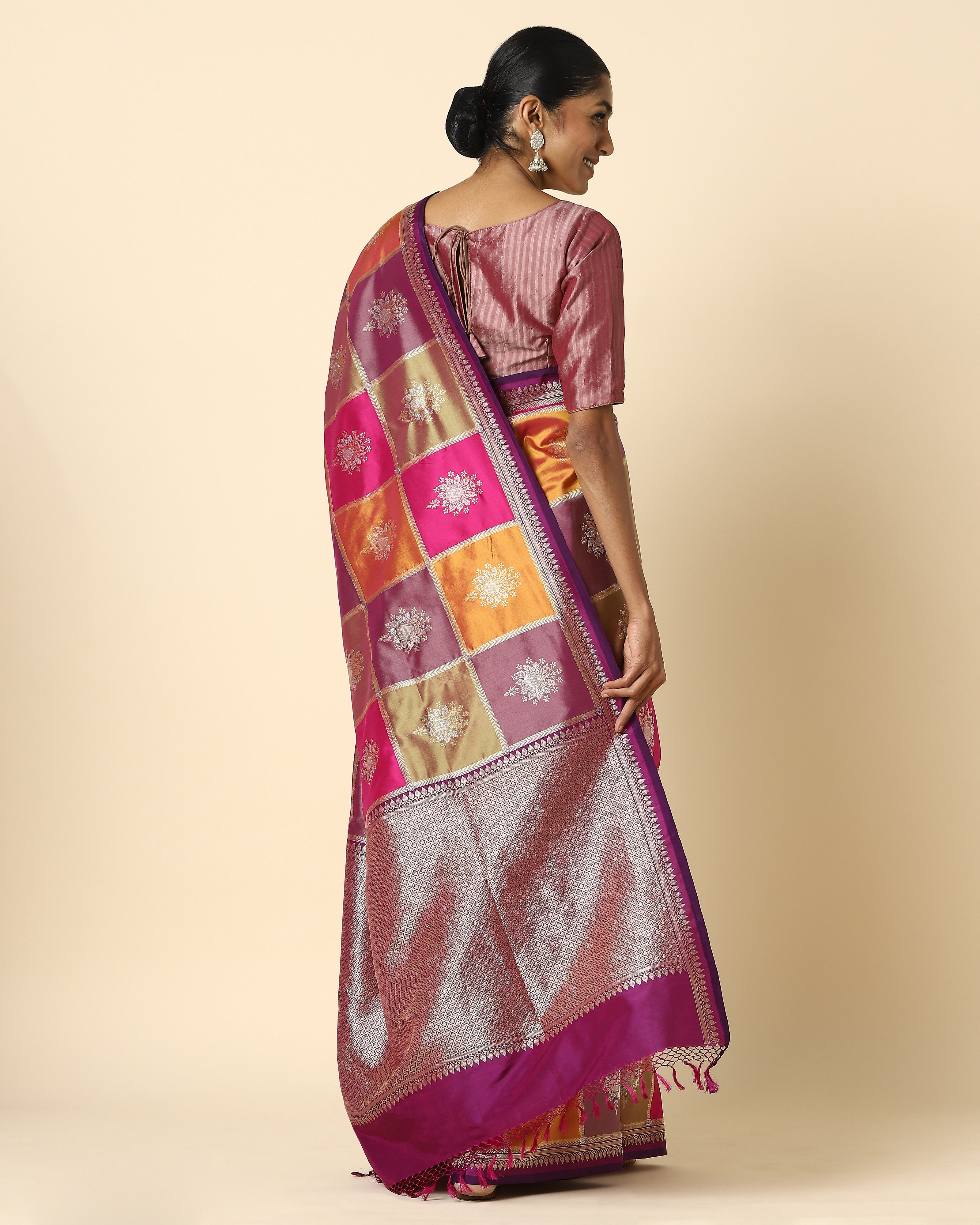 Dayita Rangkaat Kadwa Silk Saree