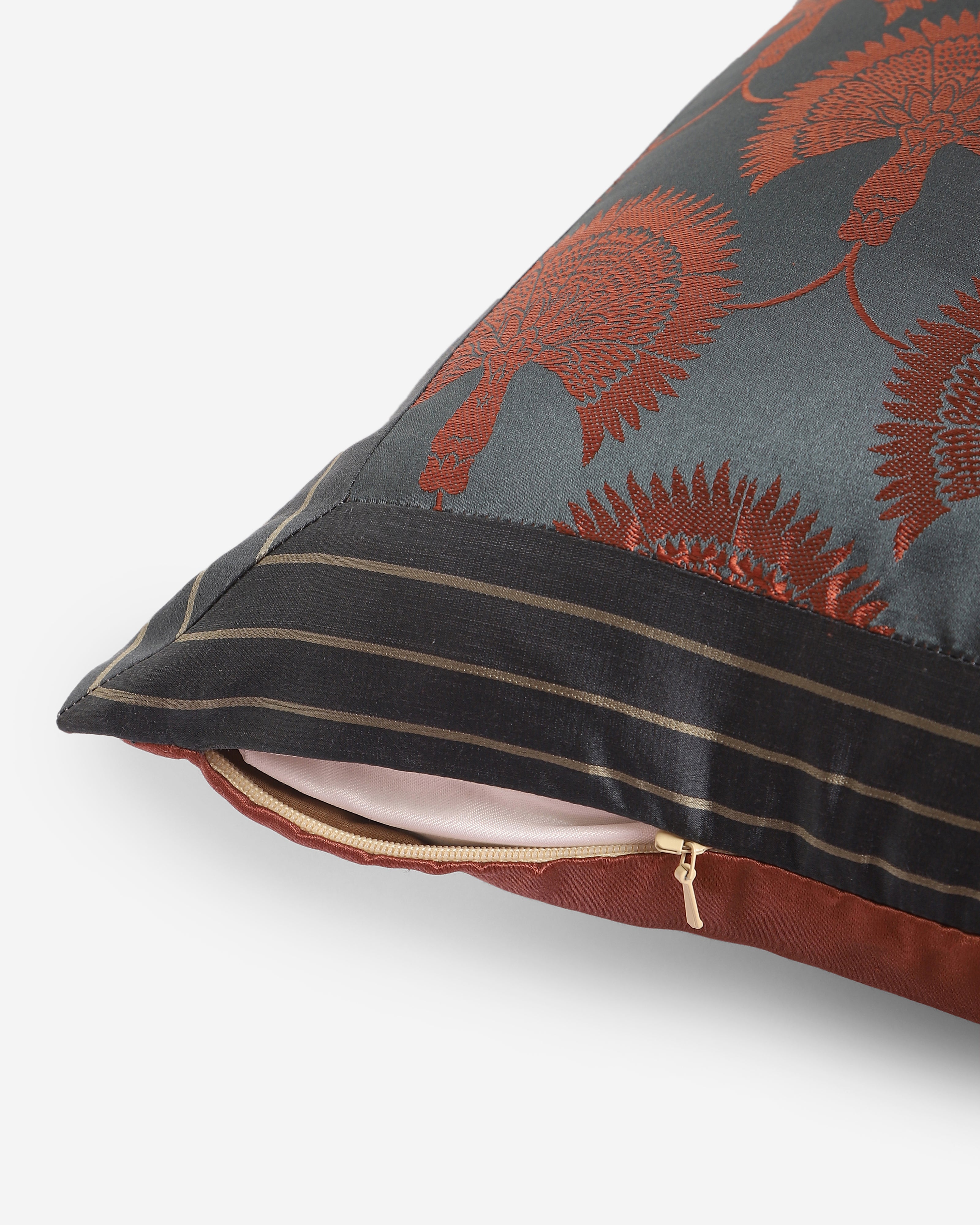 Baris Tanchoi Silk Cushion Cover