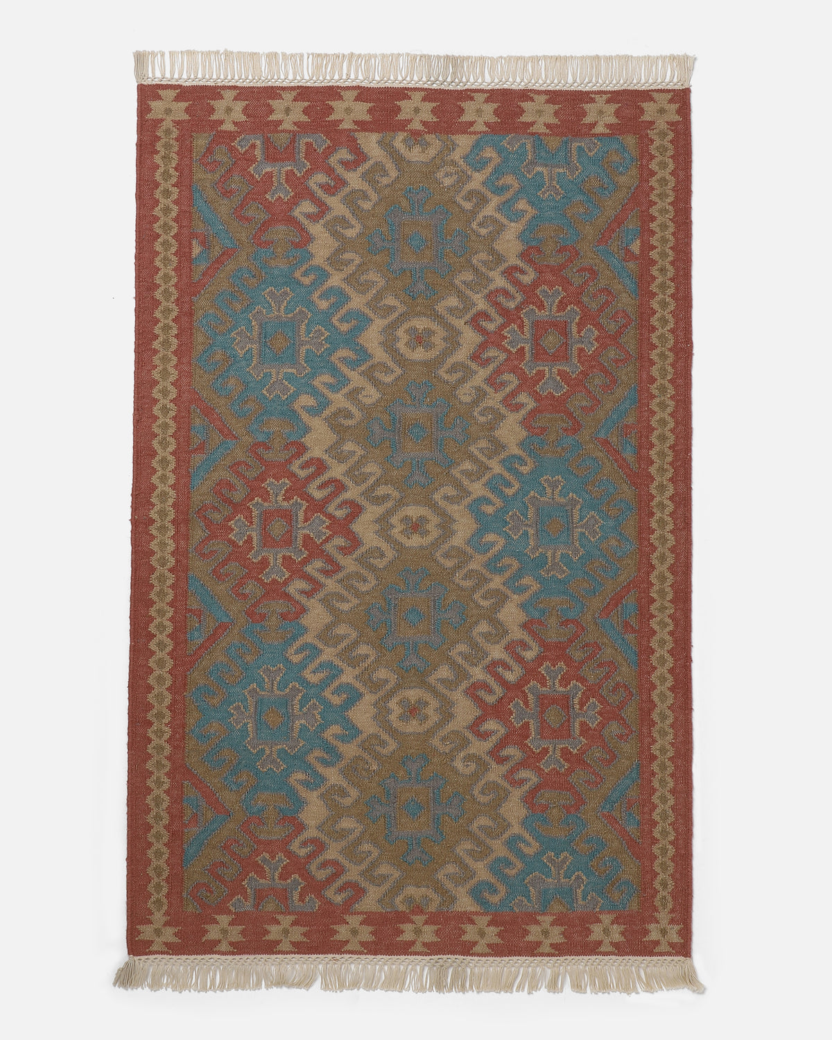 Prato Panja Cotton Wool Rug - Light Pink