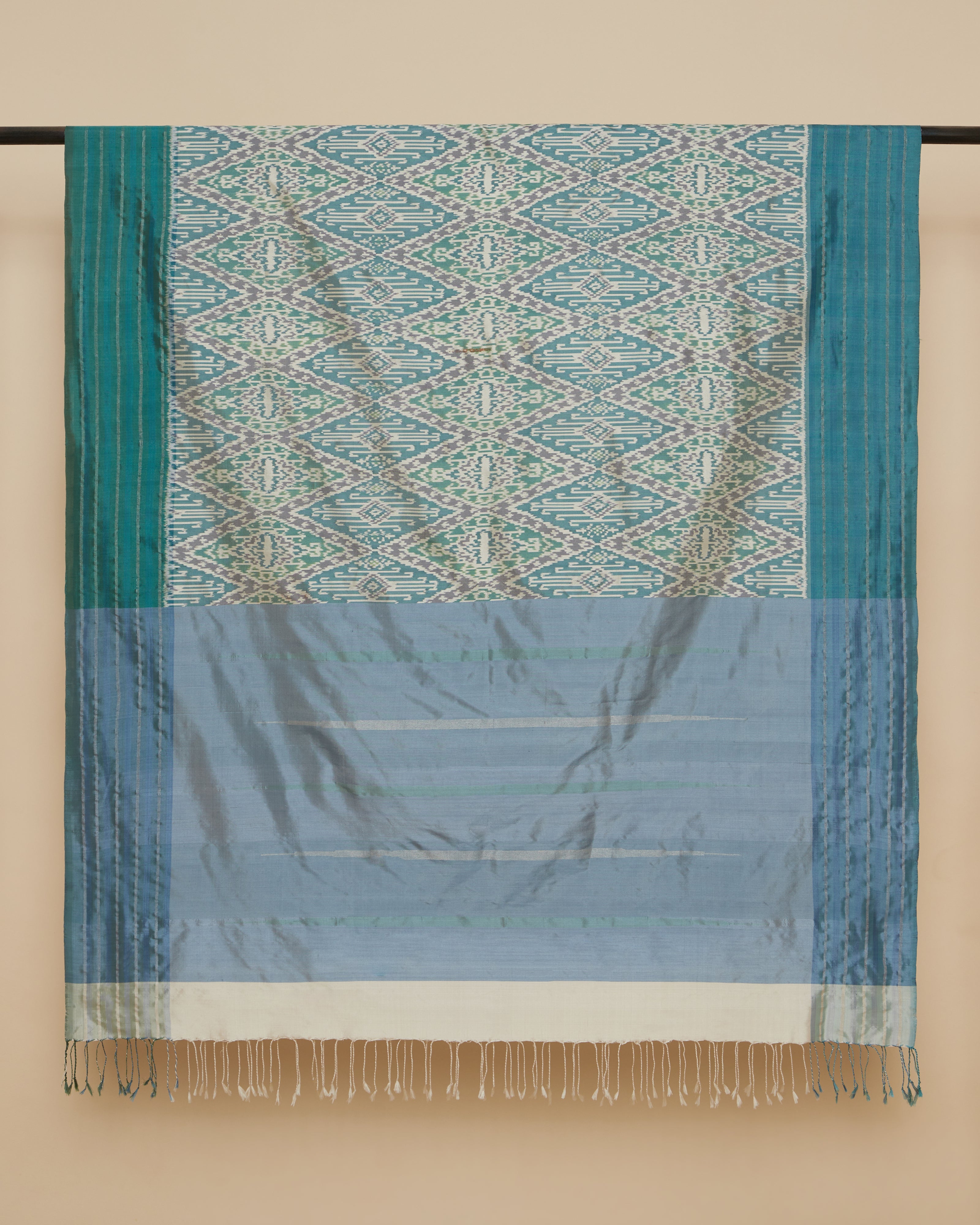 Amiti Weft Ikat Silk Dupatta