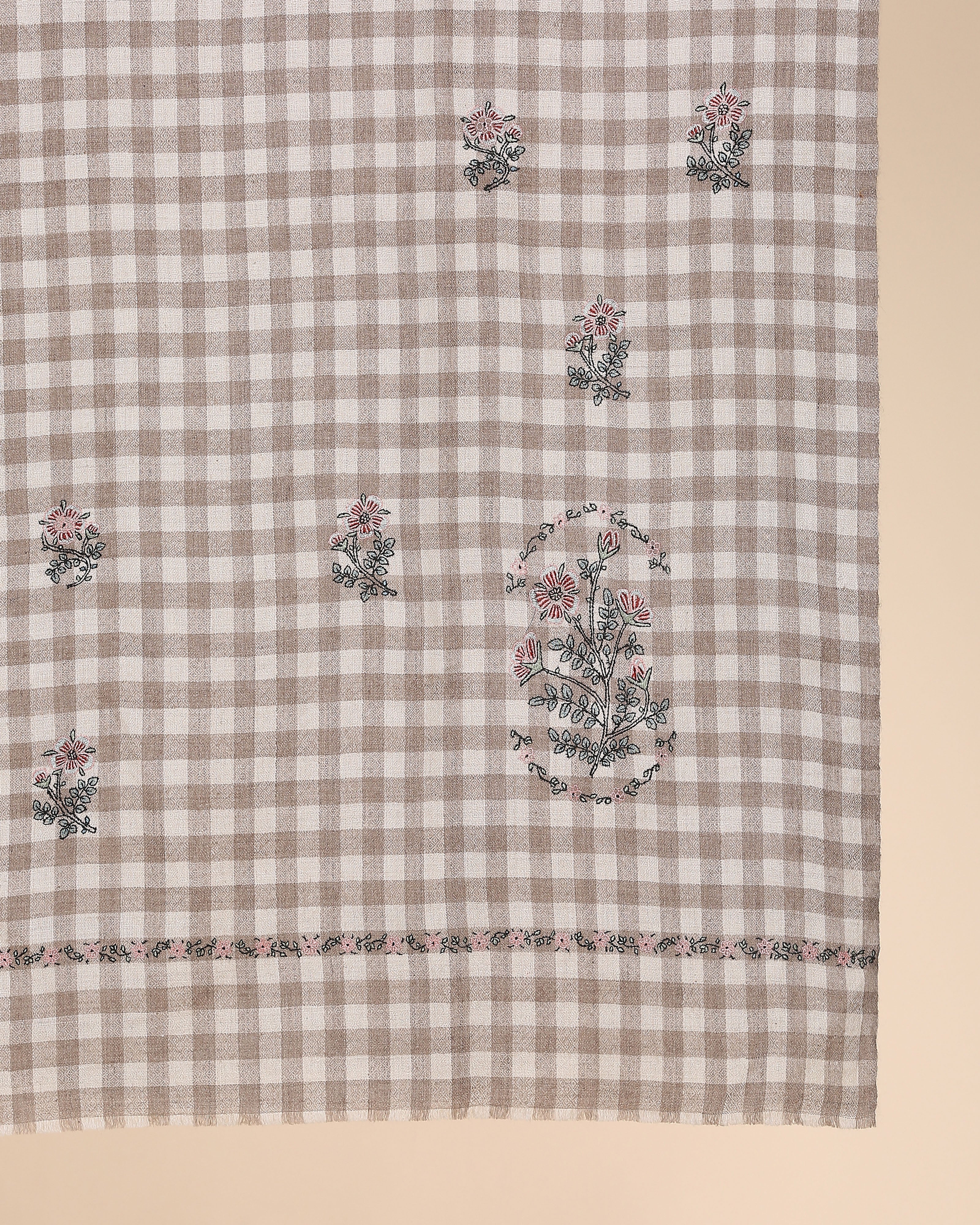 Amey Kashmir Sozni Embroidery Pashmina Shawl