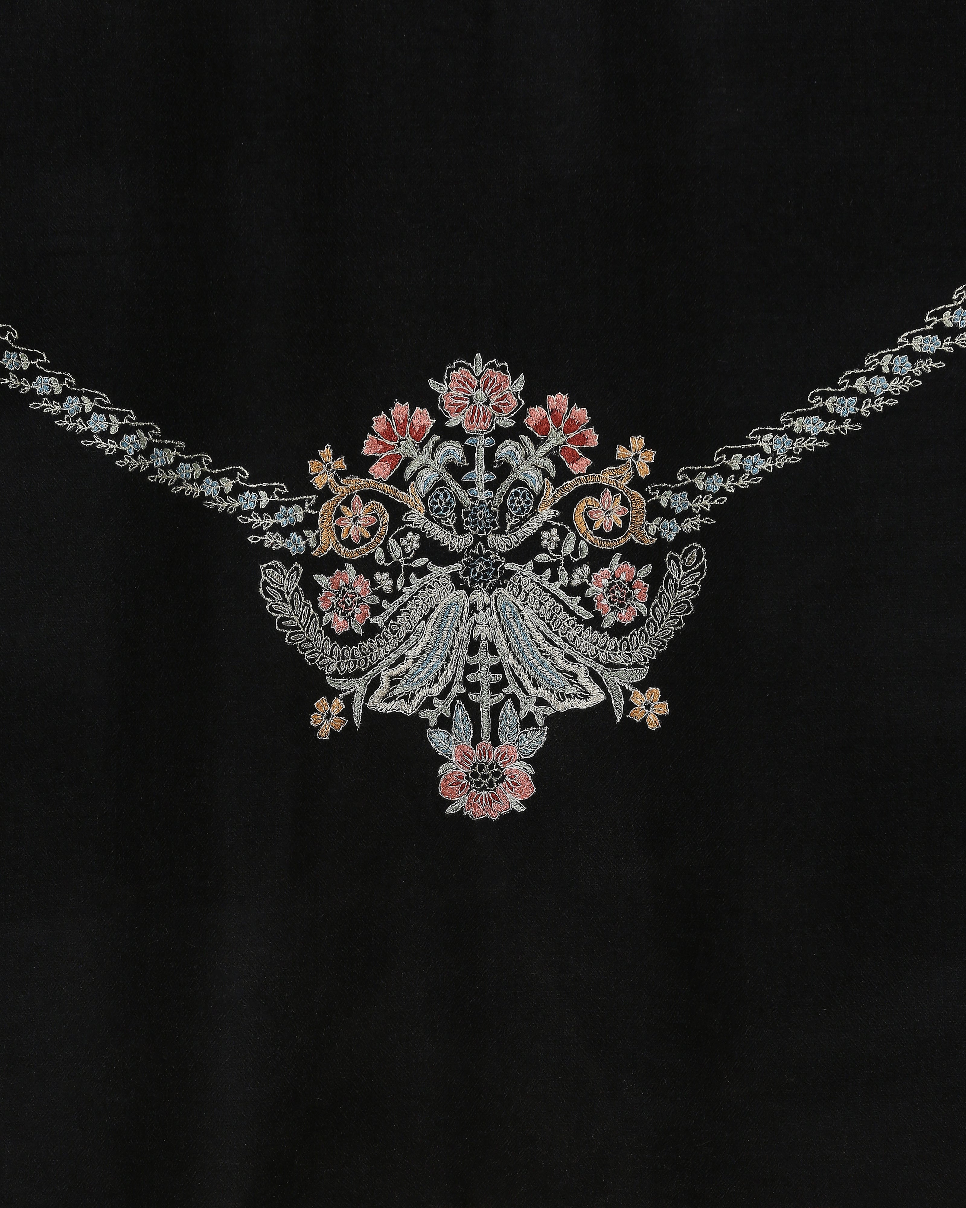 Bethany Kashmir Sozni Embroidery Pashmina Shawl