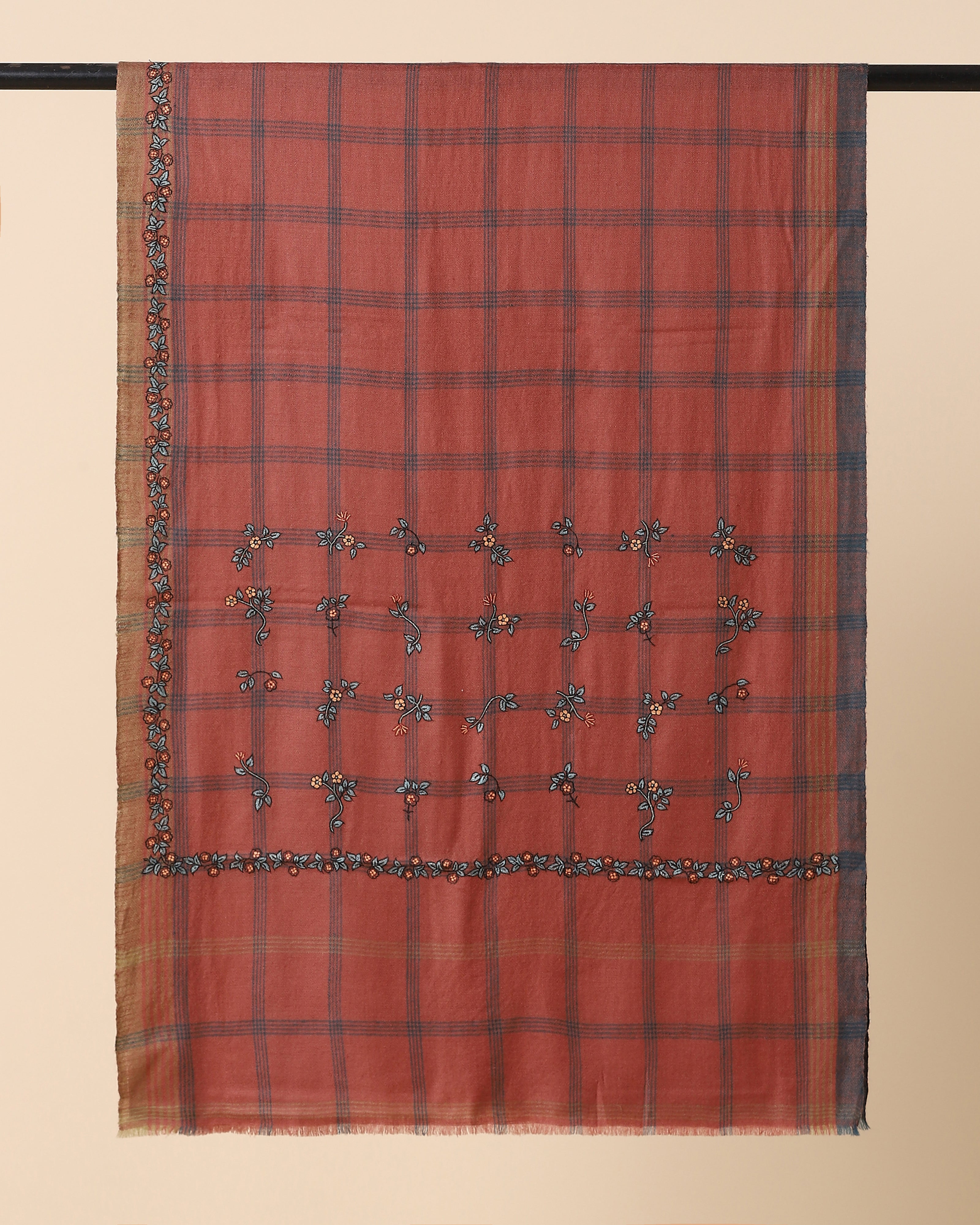 Elyana Kashmir Sozni Embroidery Pashmina Stole