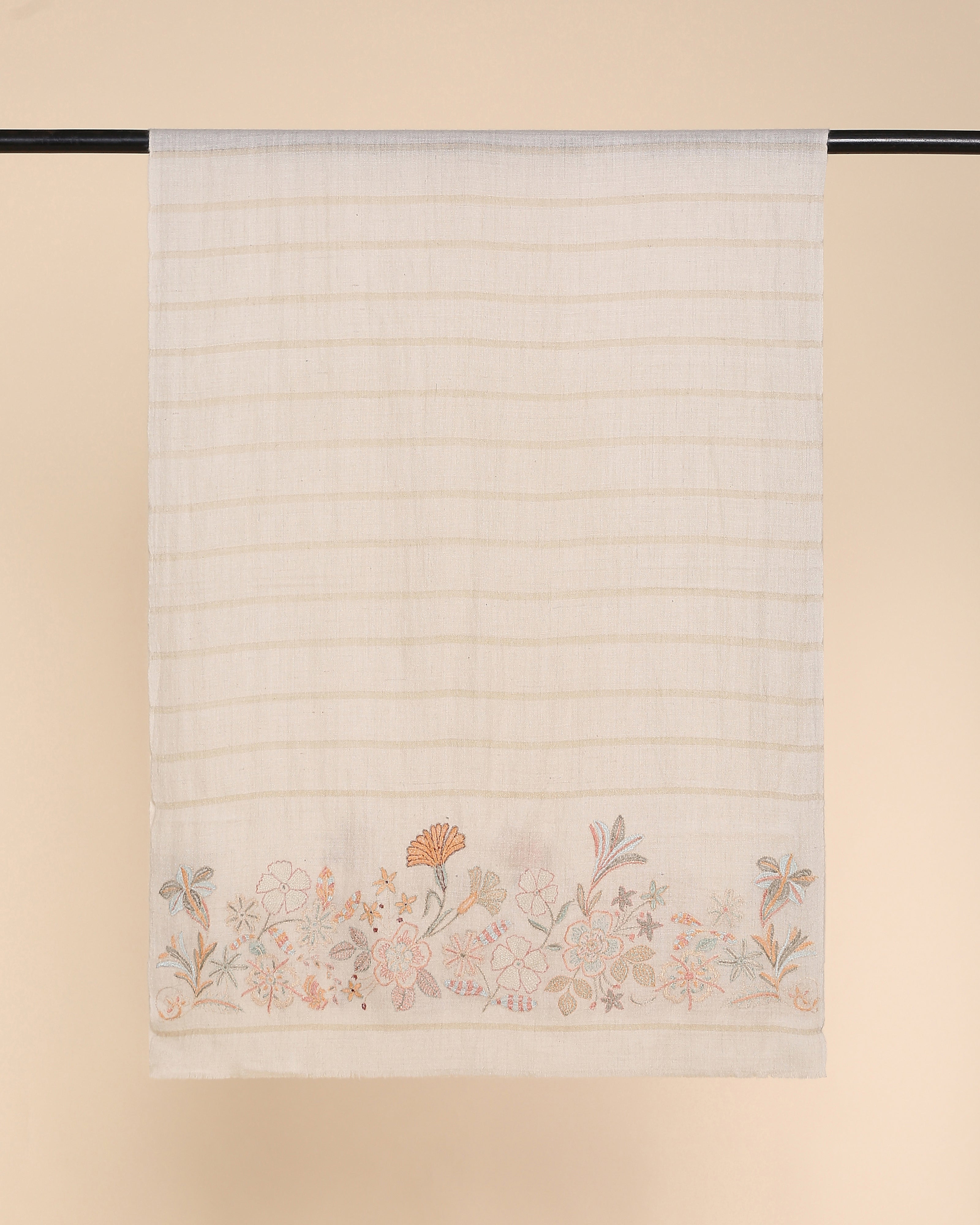 Kaylee Kashmir Sozni Embroidery Pashmina Stole