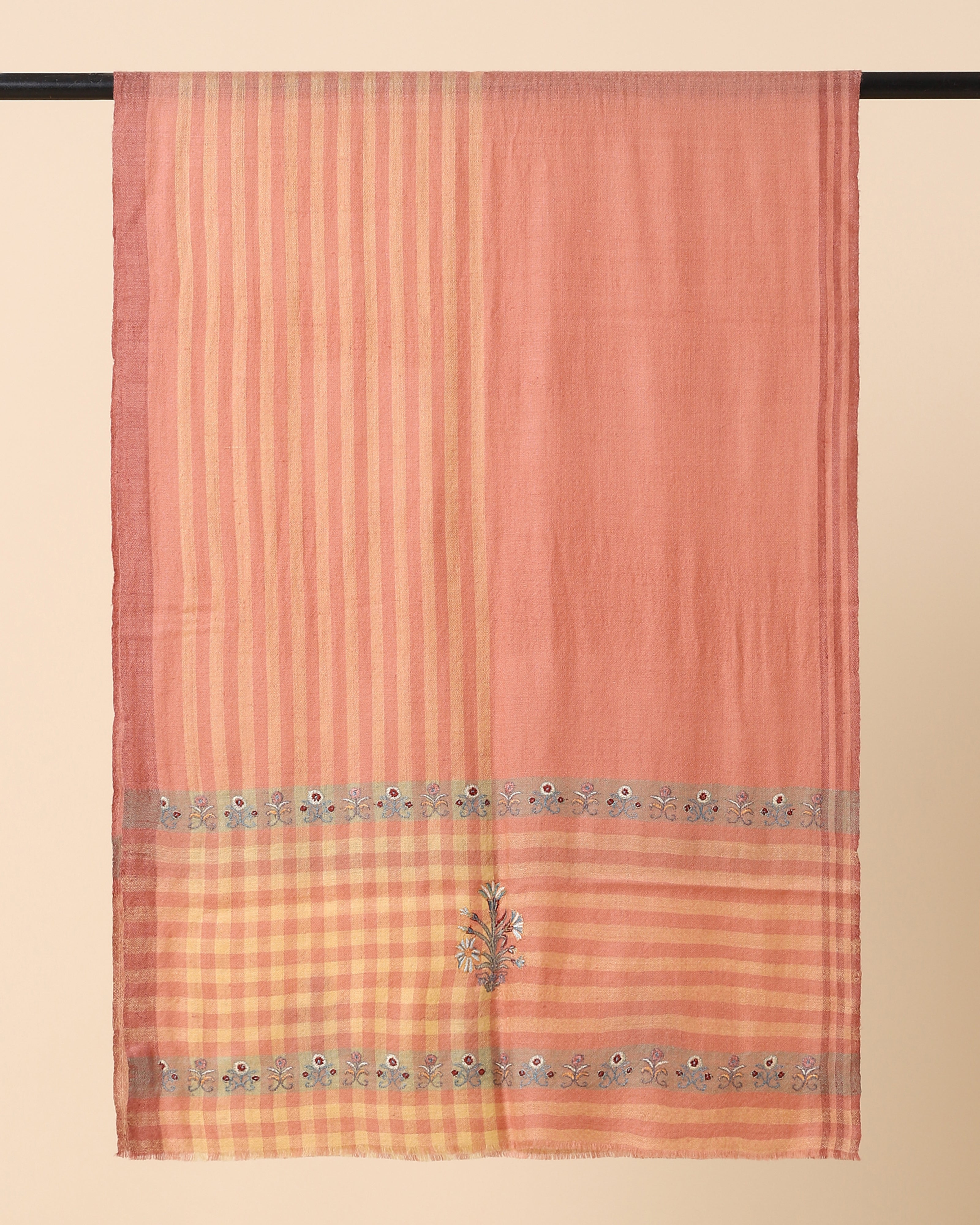 Pamela Kashmir Sozni Embroidery Pashmina Stole