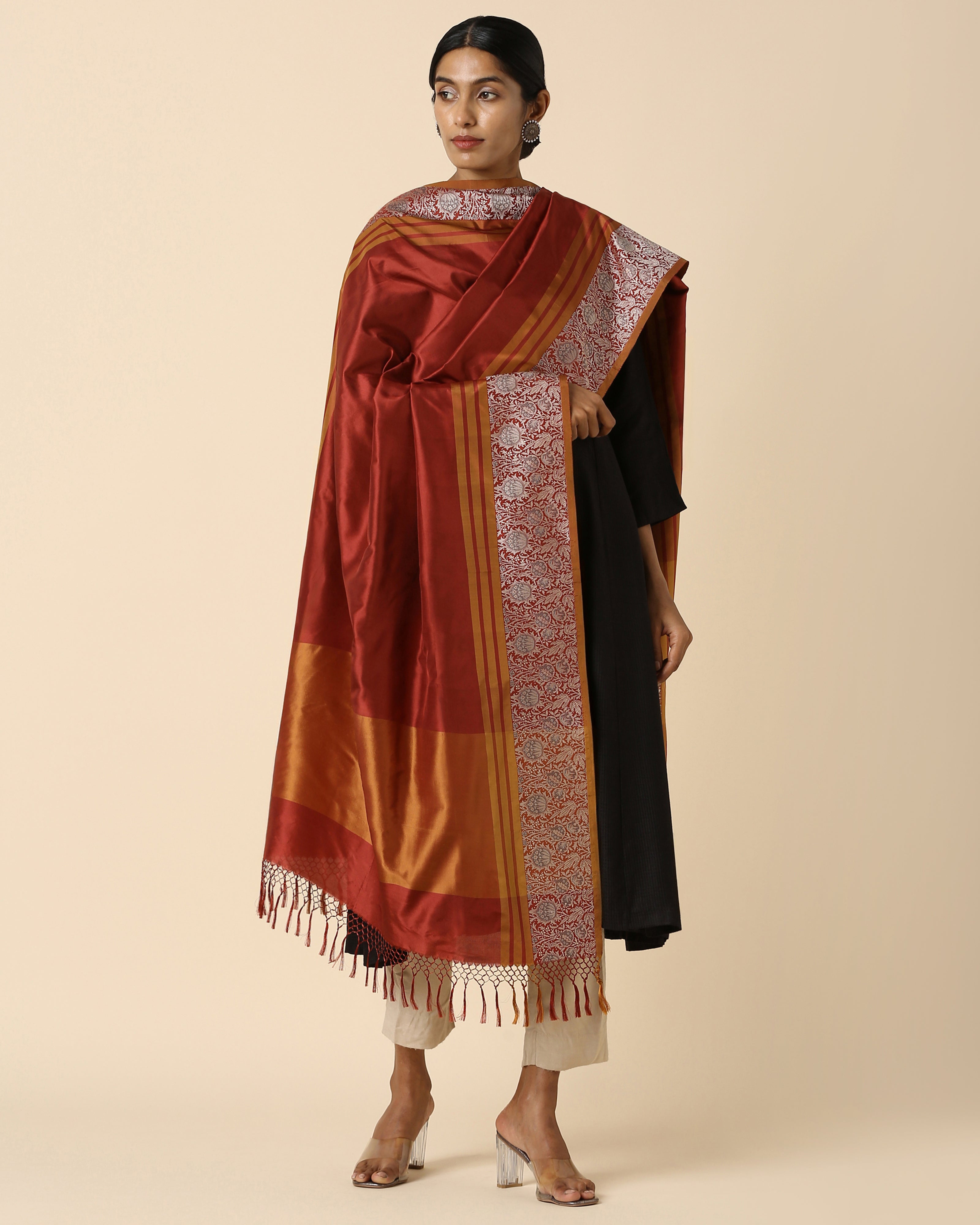 Rewati Kadwa Silk Dupatta