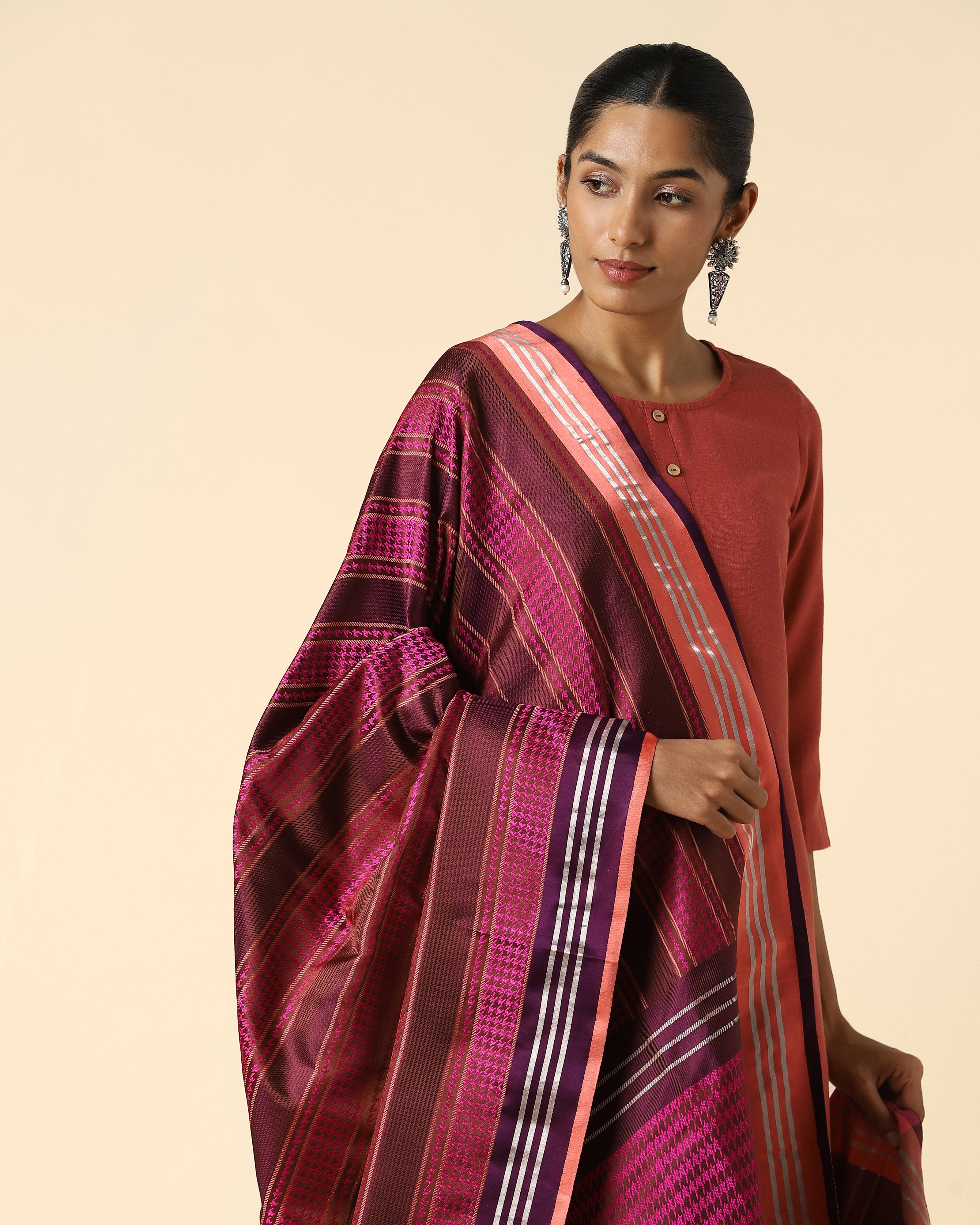 Jaishna Tanchoi Silk Dupatta