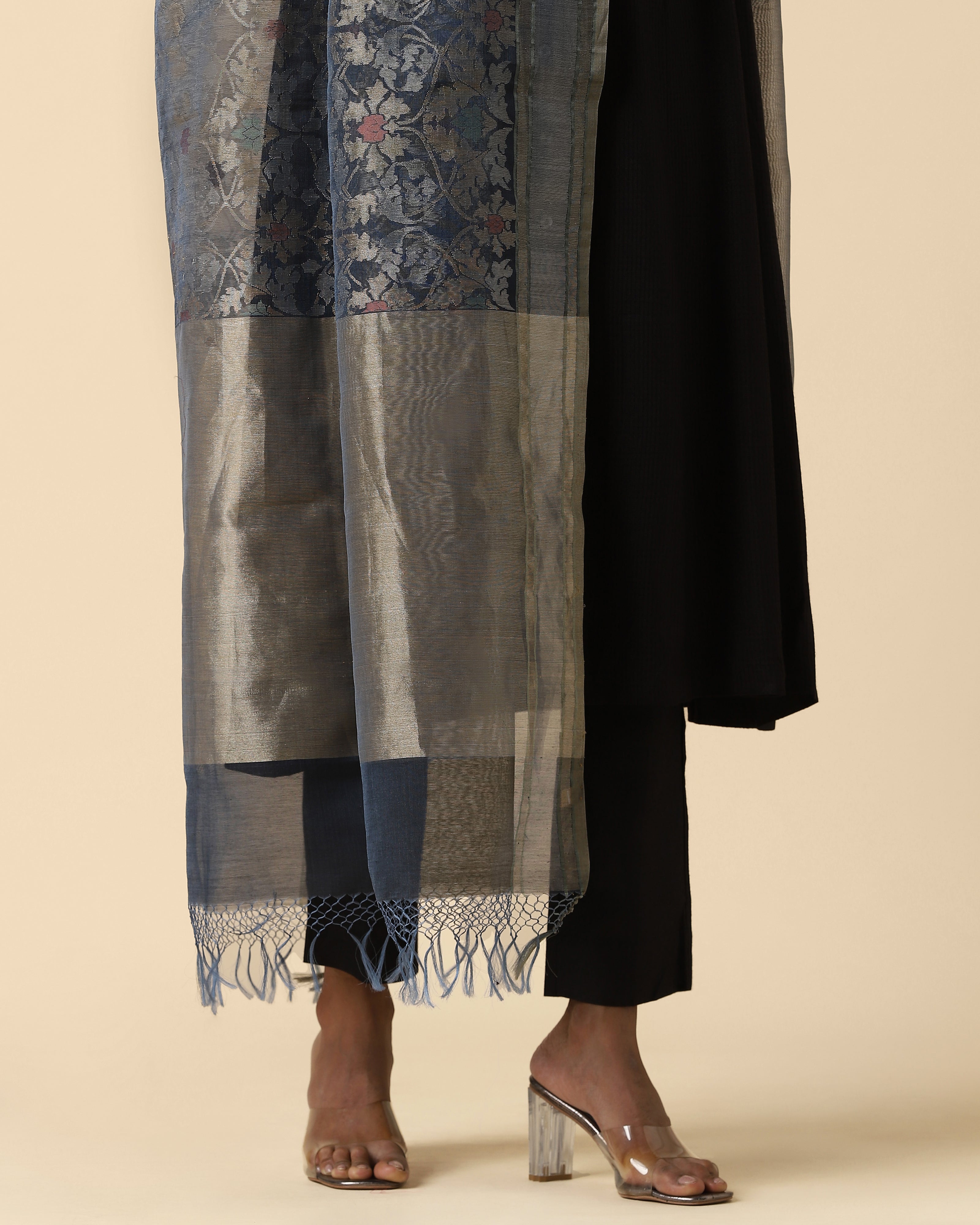 Kalpana Jamdani Silk Cotton Dupatta