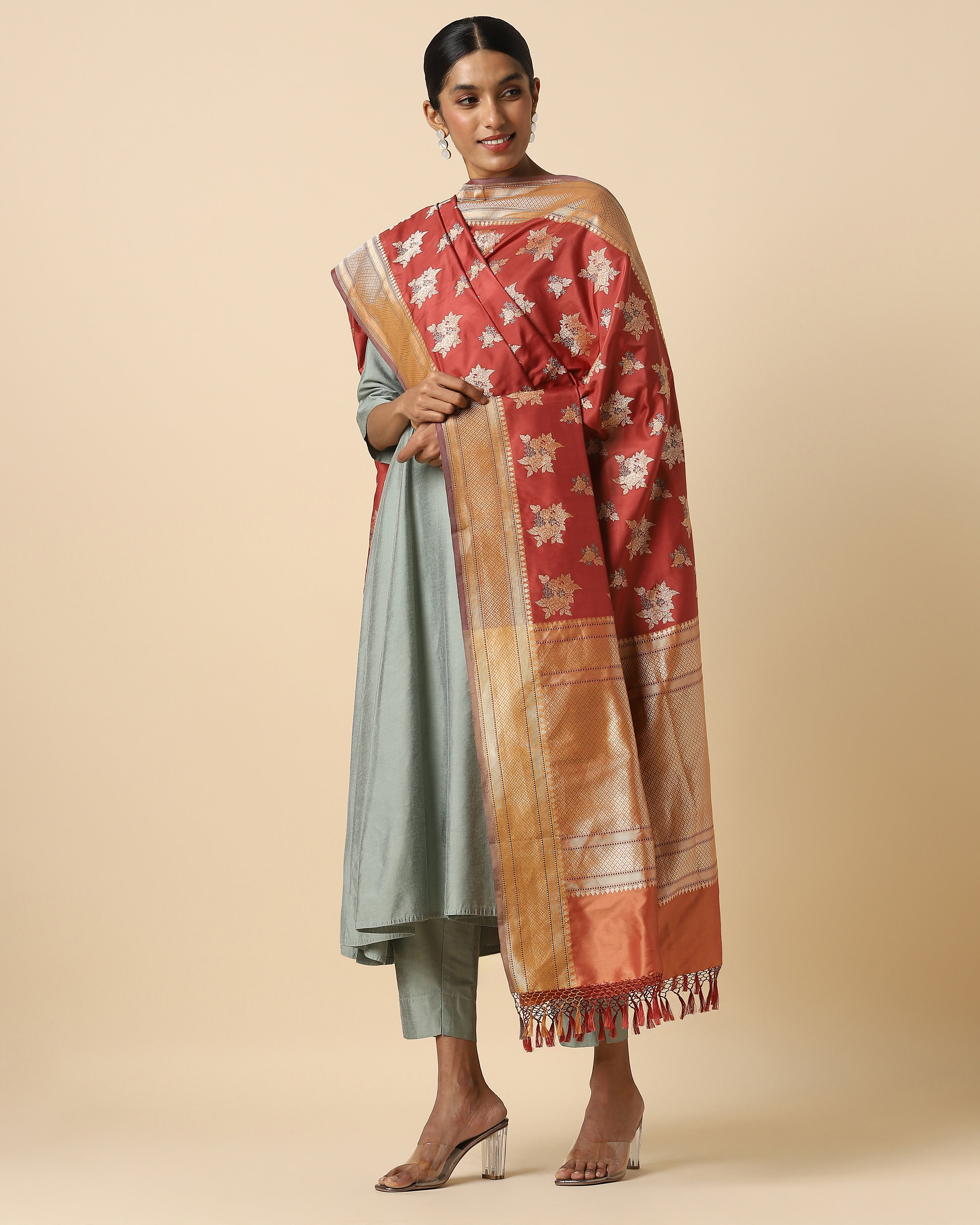 Amar Kadwa Silk Dupatta