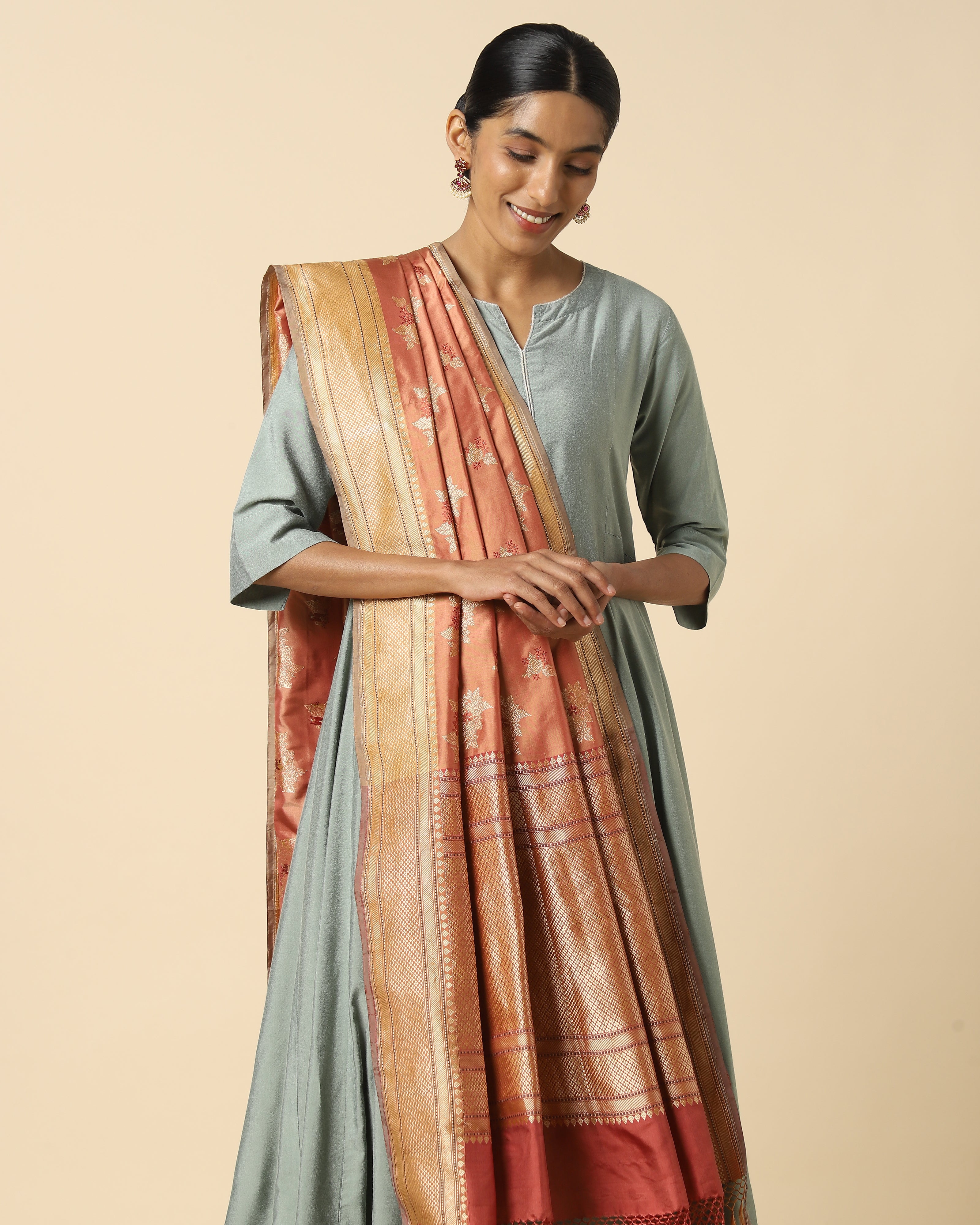 Amar Kadwa Silk Dupatta