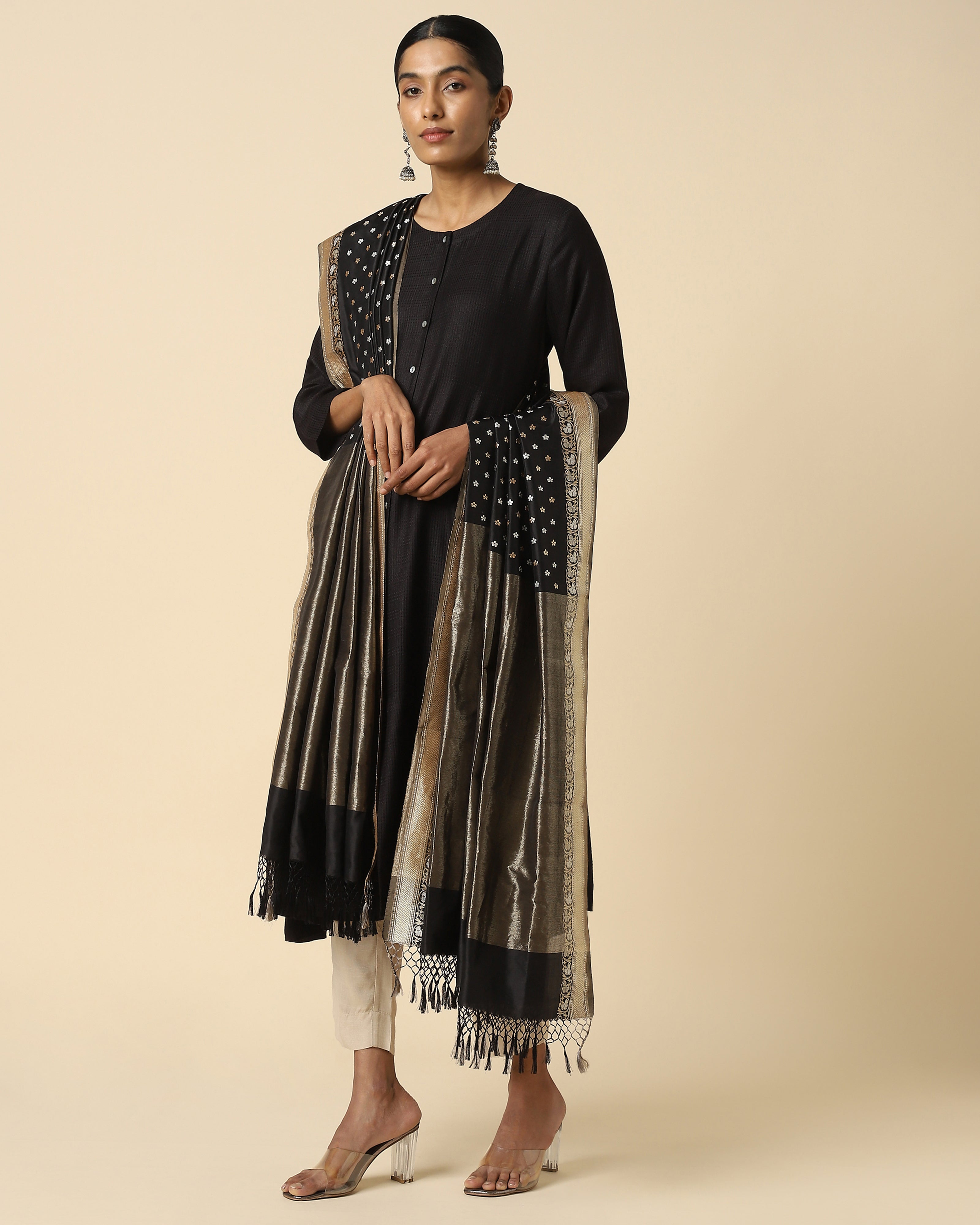 Kaashya Kadwa Silk Dupatta