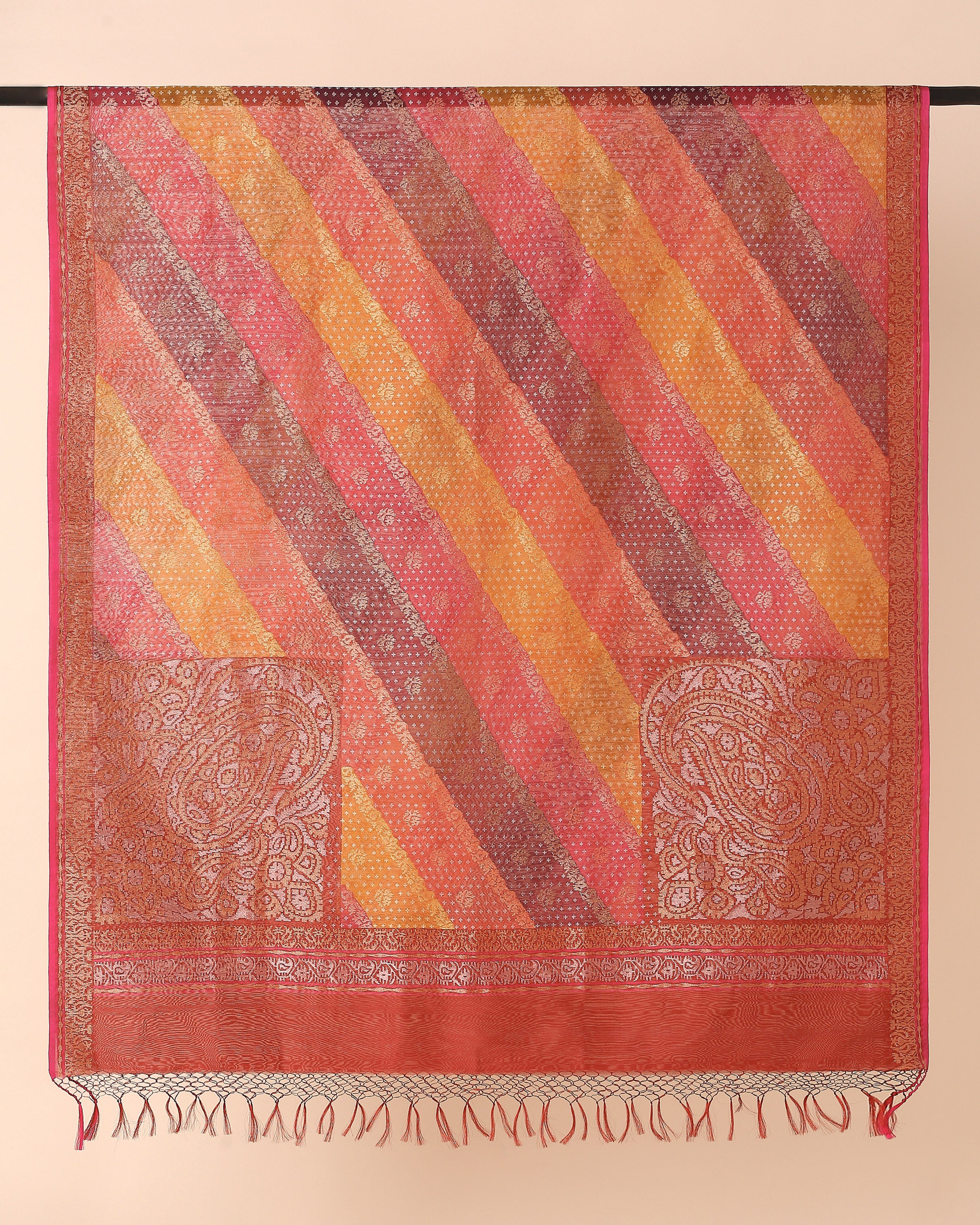 Adweta Banarasi Jamdani & Rangkaat Silk Cotton Dupatta