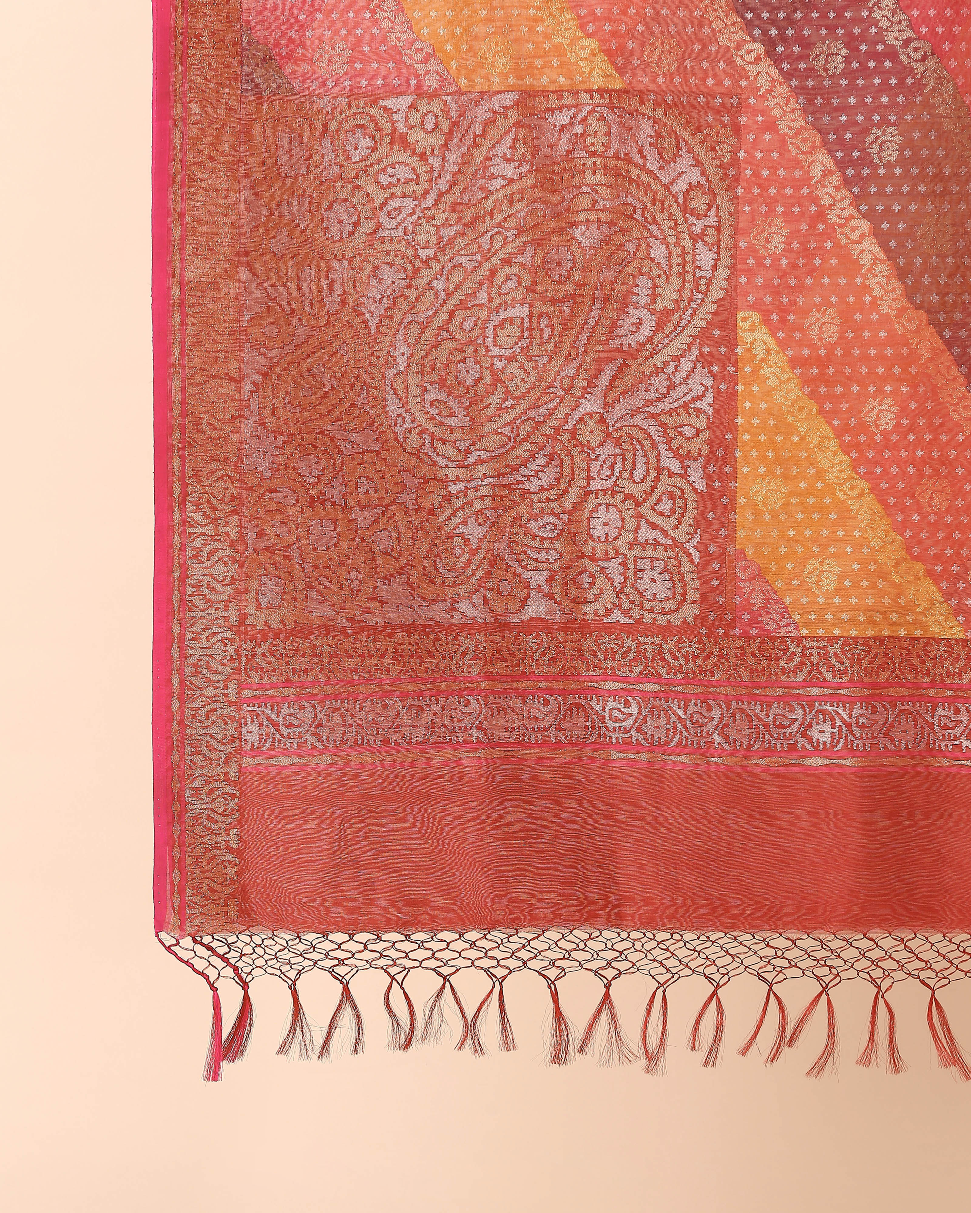Adweta Banarasi Jamdani & Rangkaat Silk Cotton Dupatta