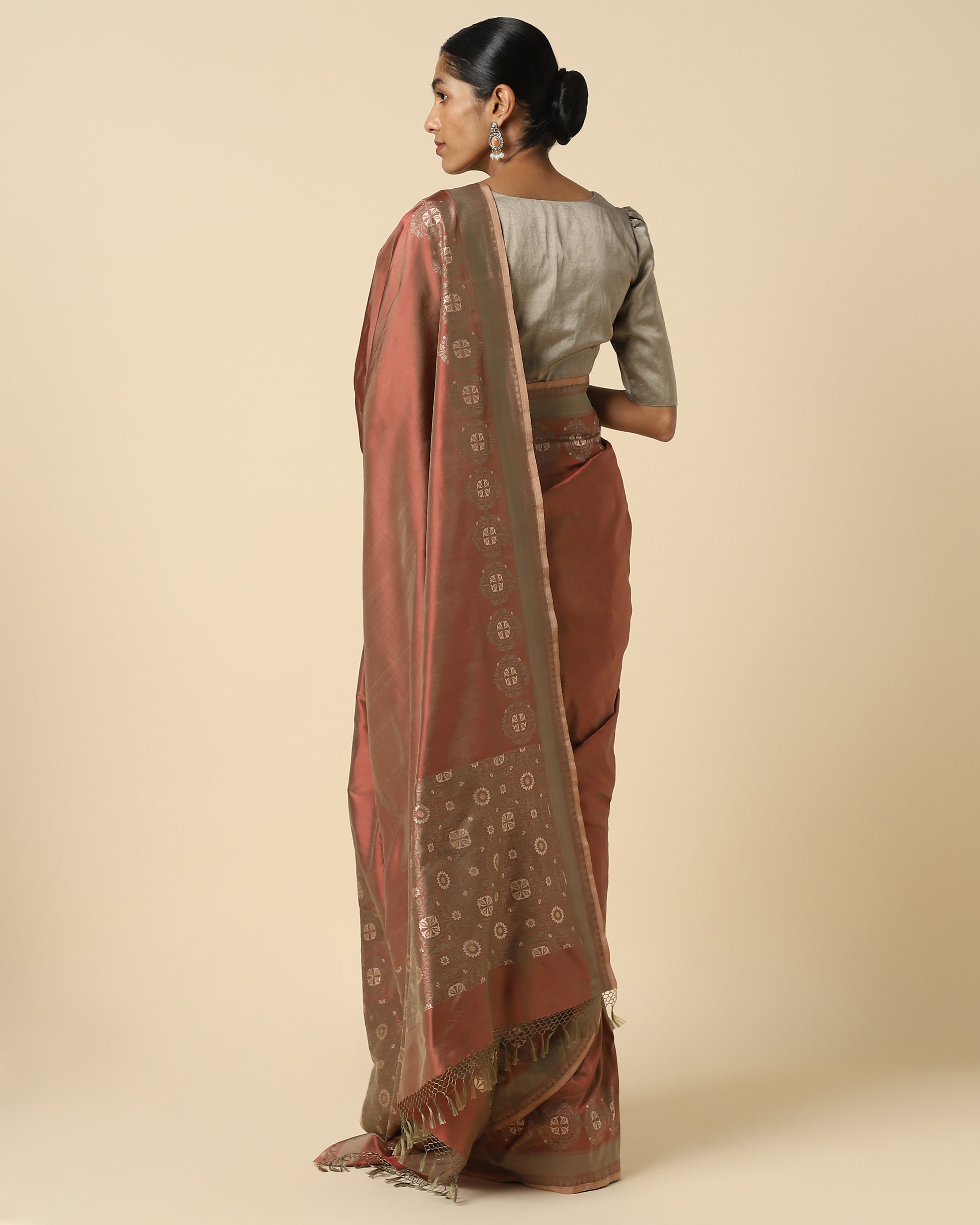 Sadhika Cutwork Silk Saree