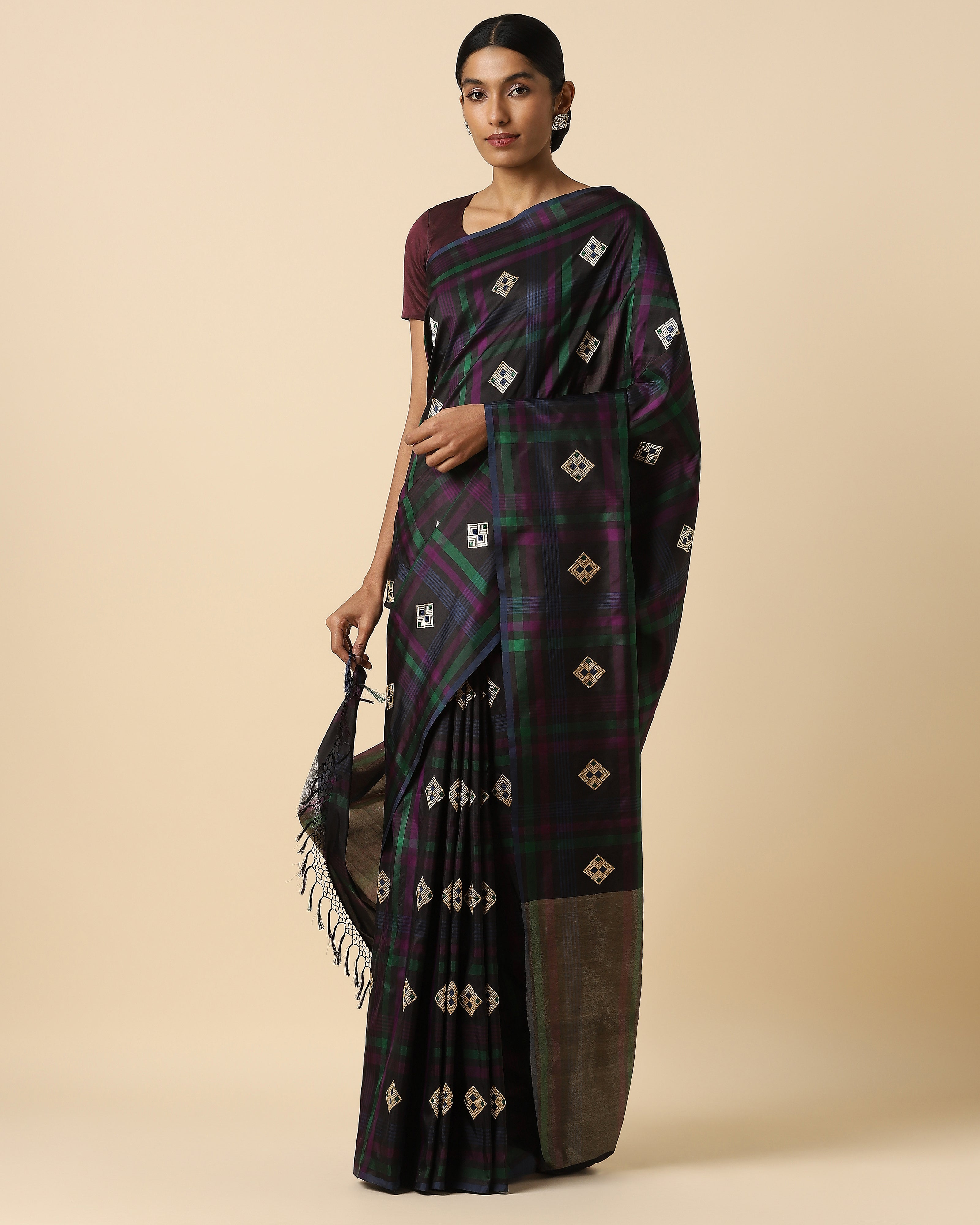 Sonam Kadwa Silk Saree