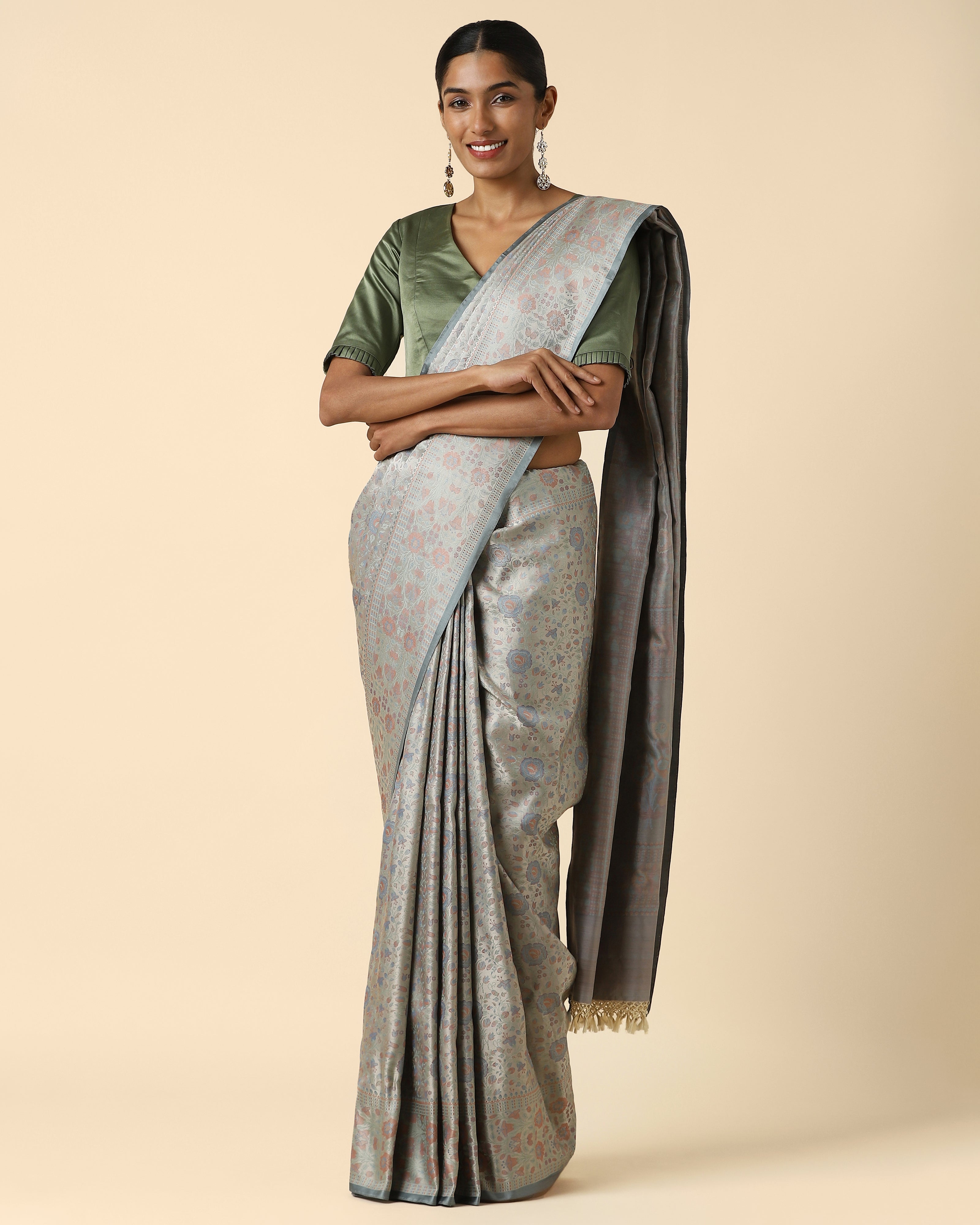 Edhitha Tanchoi Silk Saree