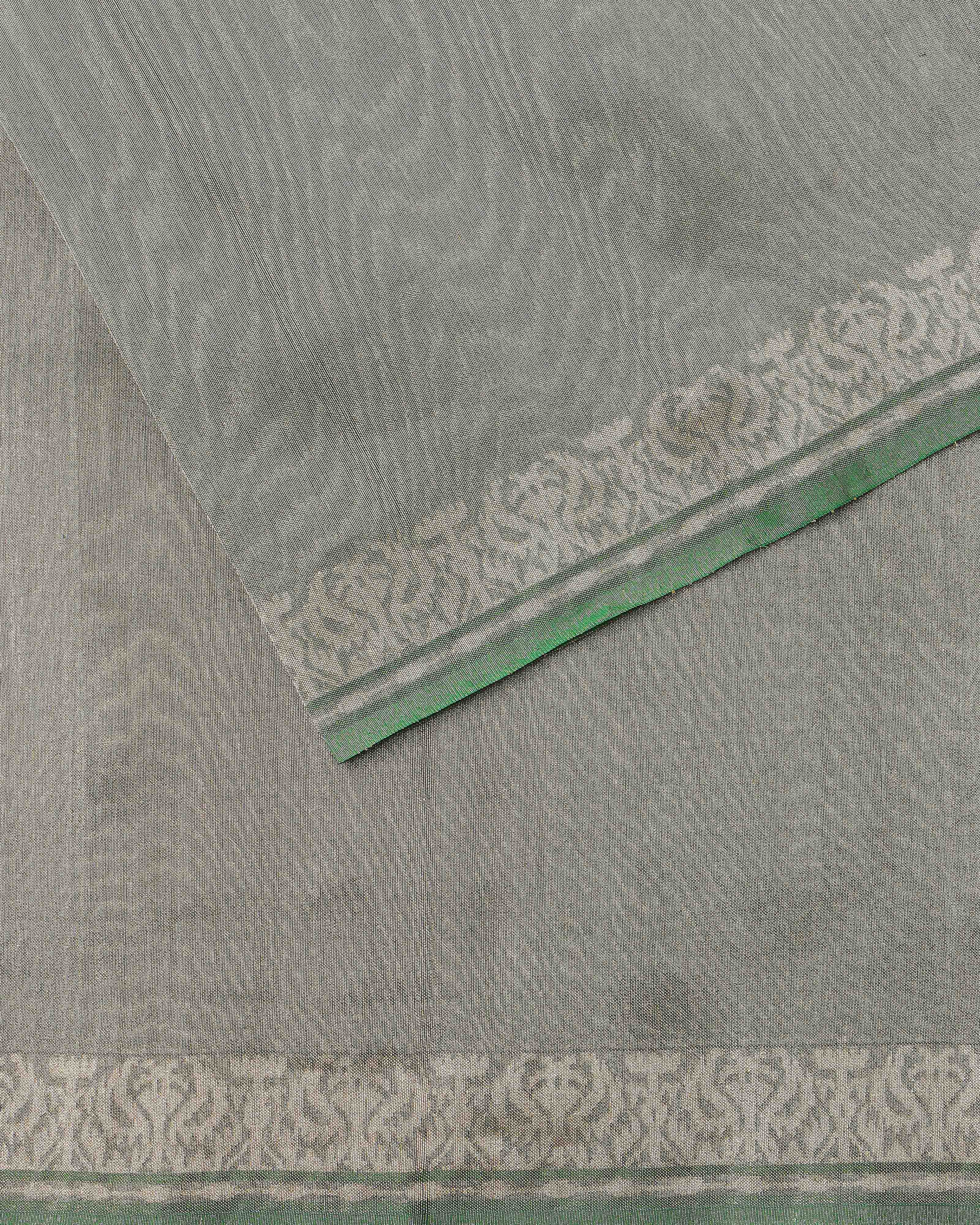 Adweta Banarasi Jamdani & Rangkaat Silk Cotton Saree