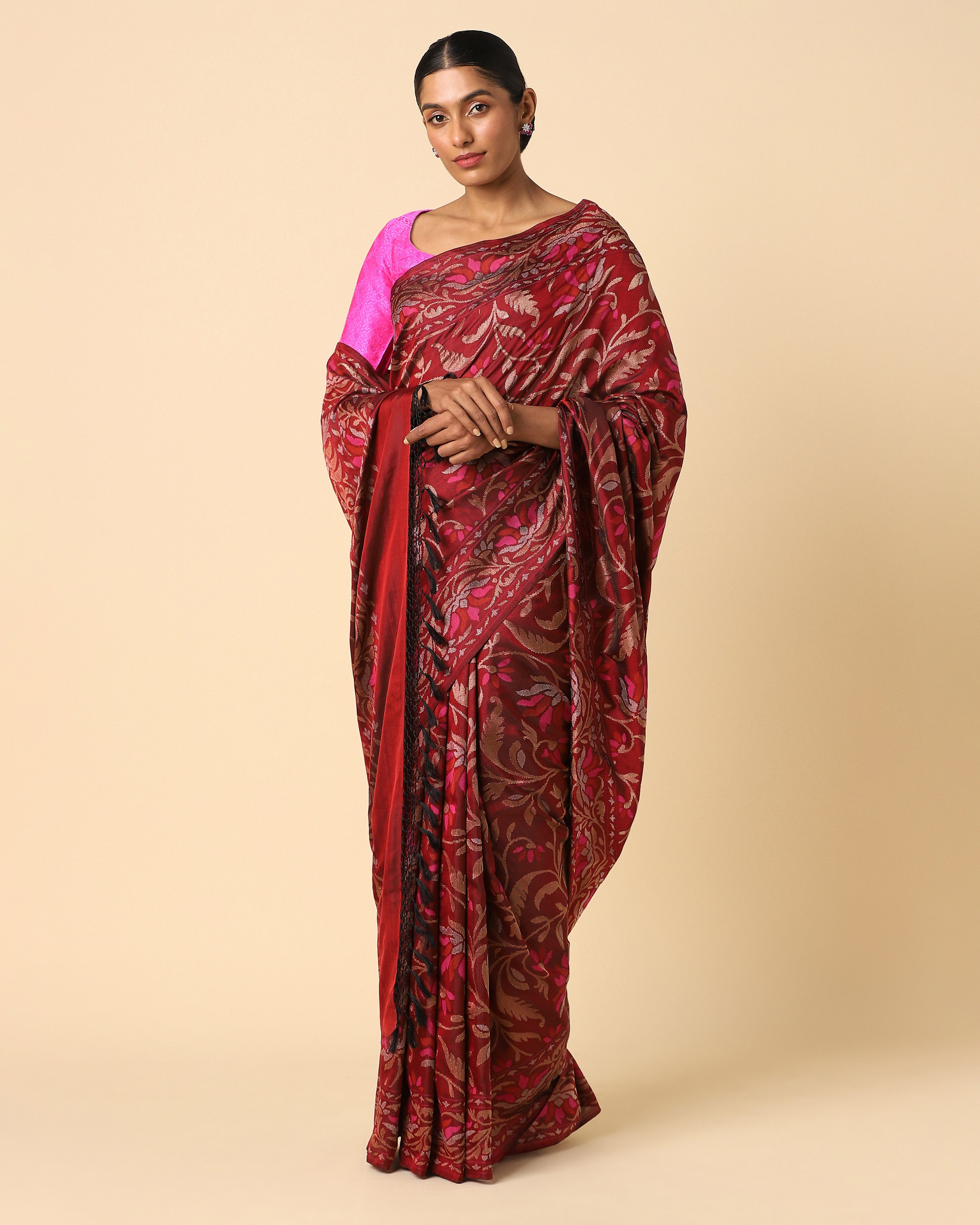 Naionika Banarasi Jamdani Silk Saree