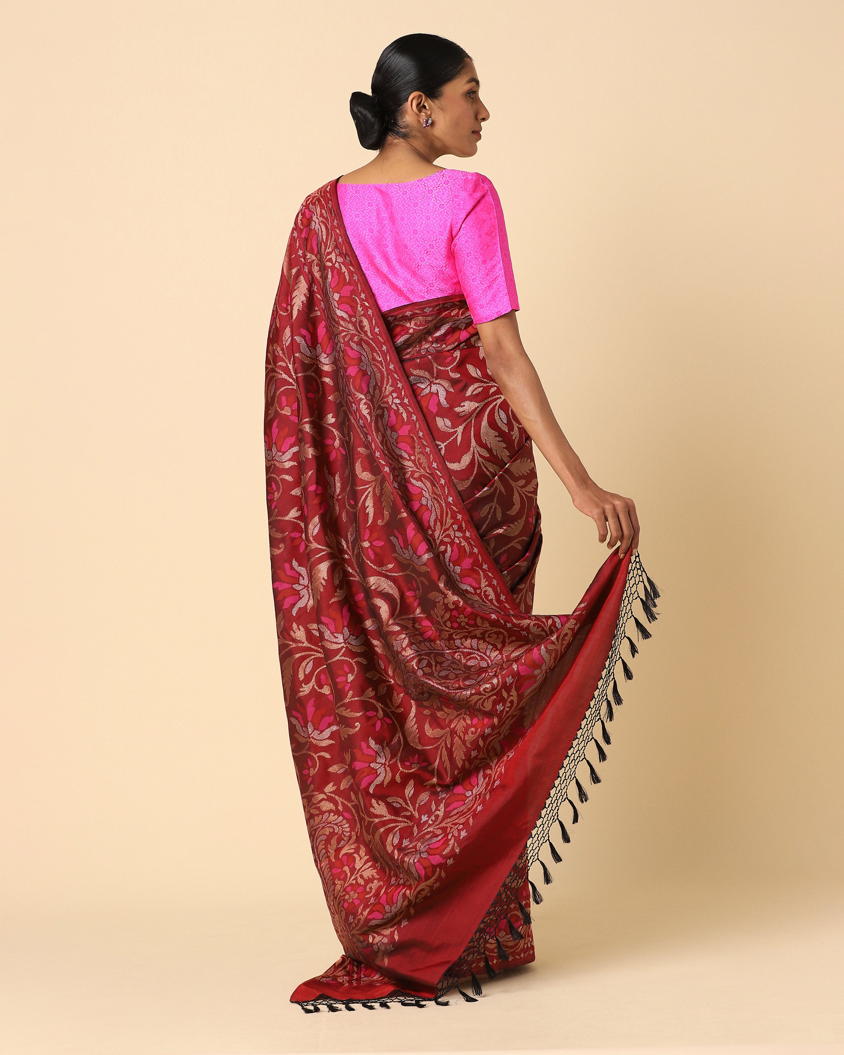 Naionika Banarasi Jamdani Silk Saree
