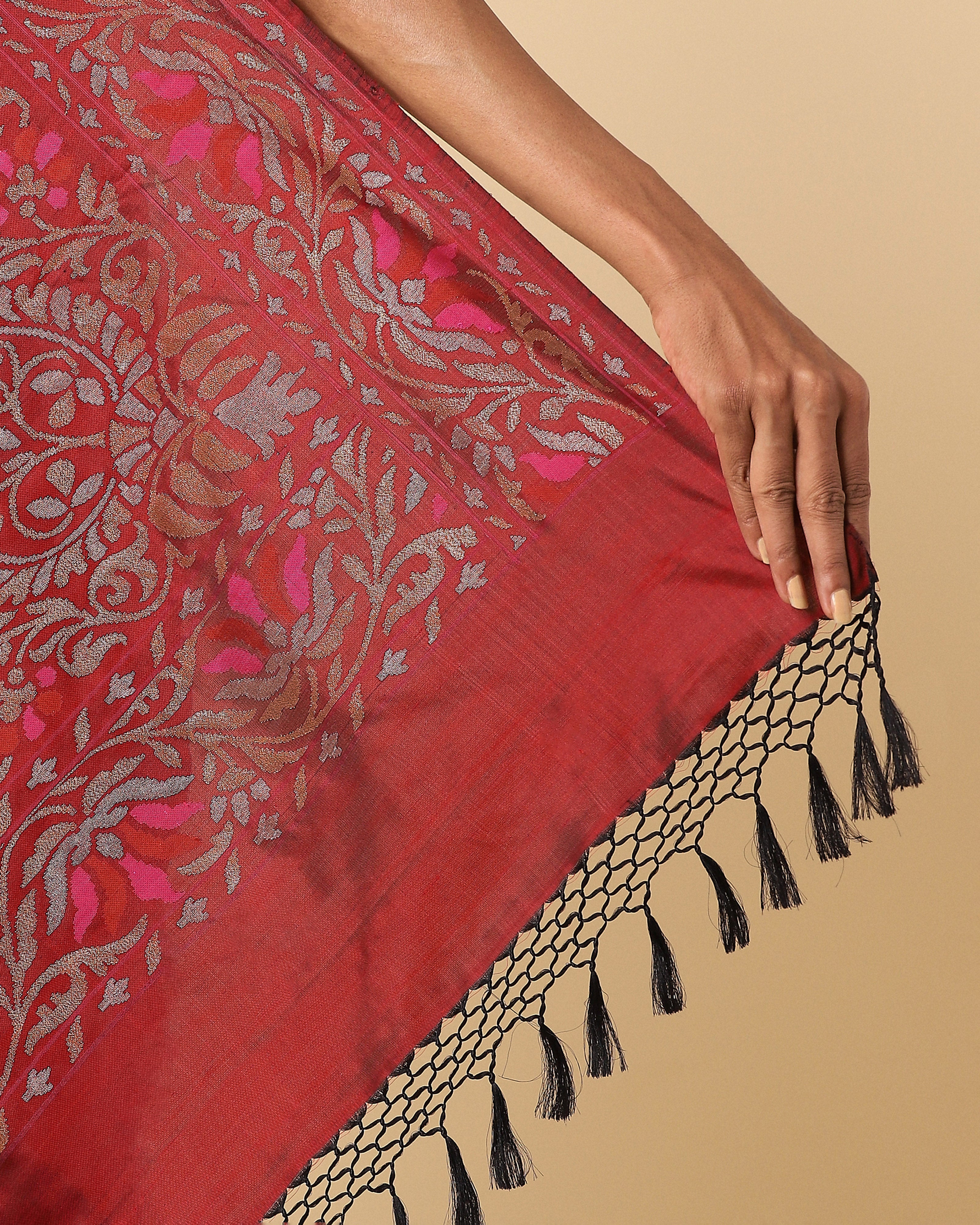 Naionika Banarasi Jamdani Silk Saree