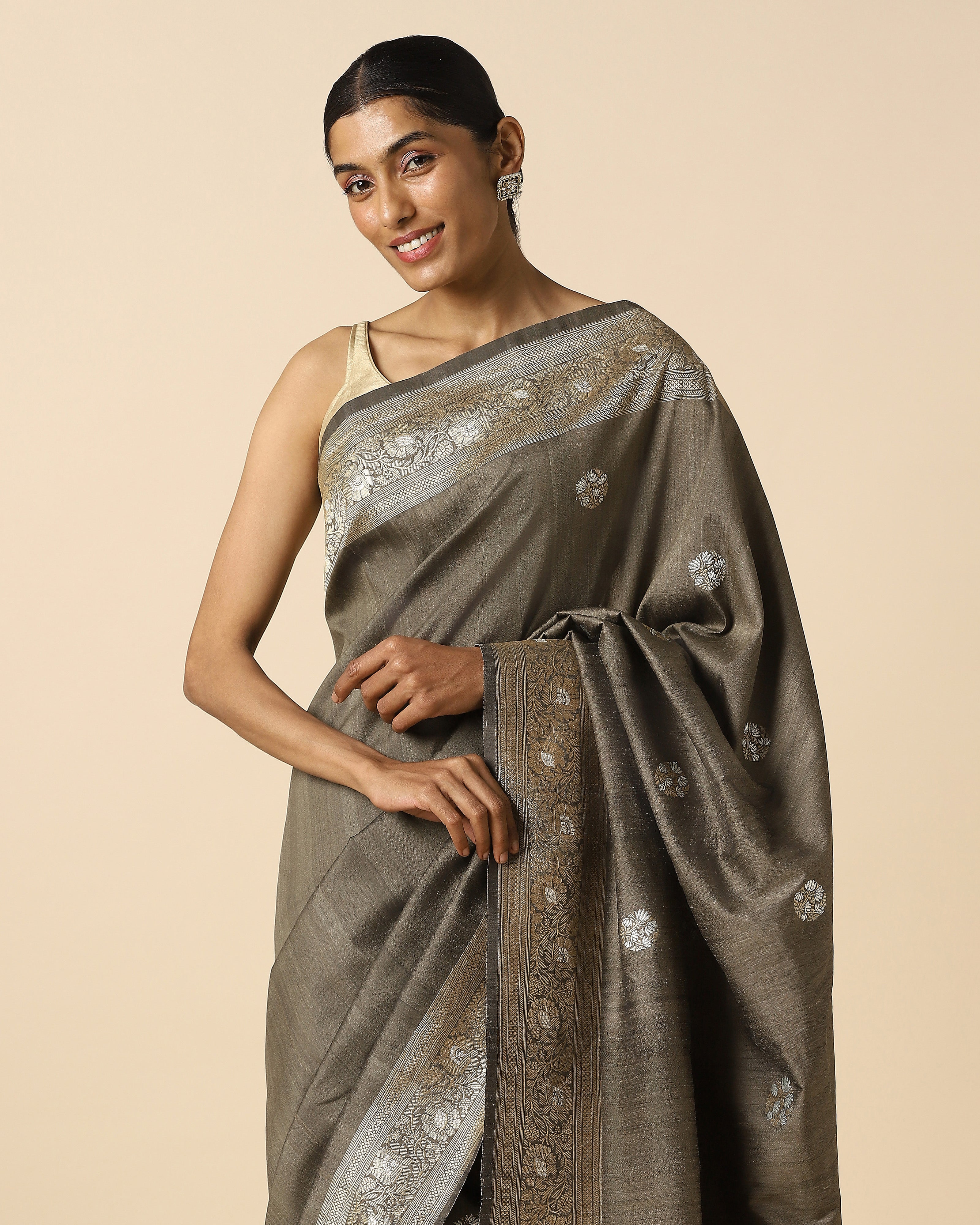Hansal Banarasi Kadwa Silk Saree