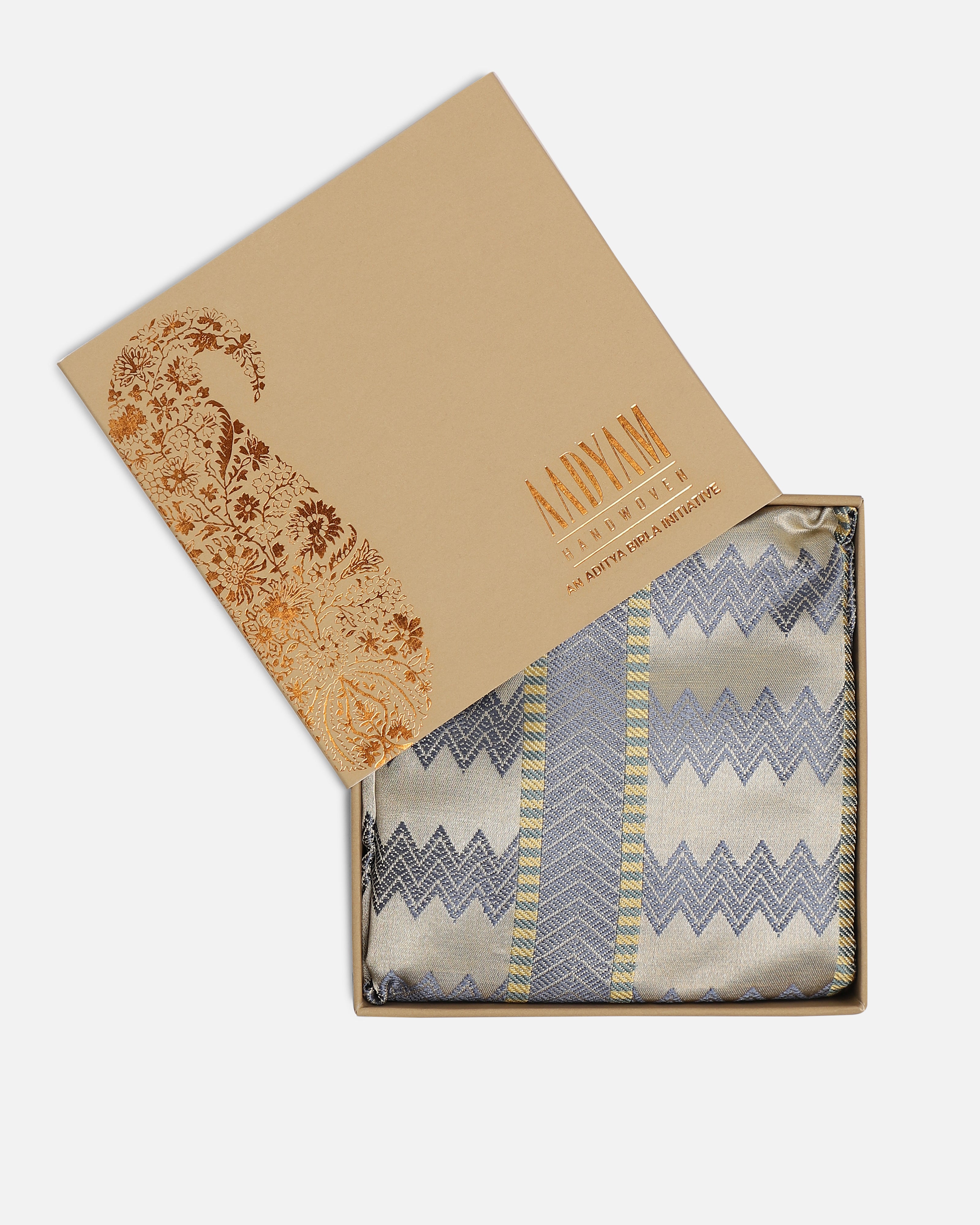 Jaga Tanchoi Silk Pocket Square