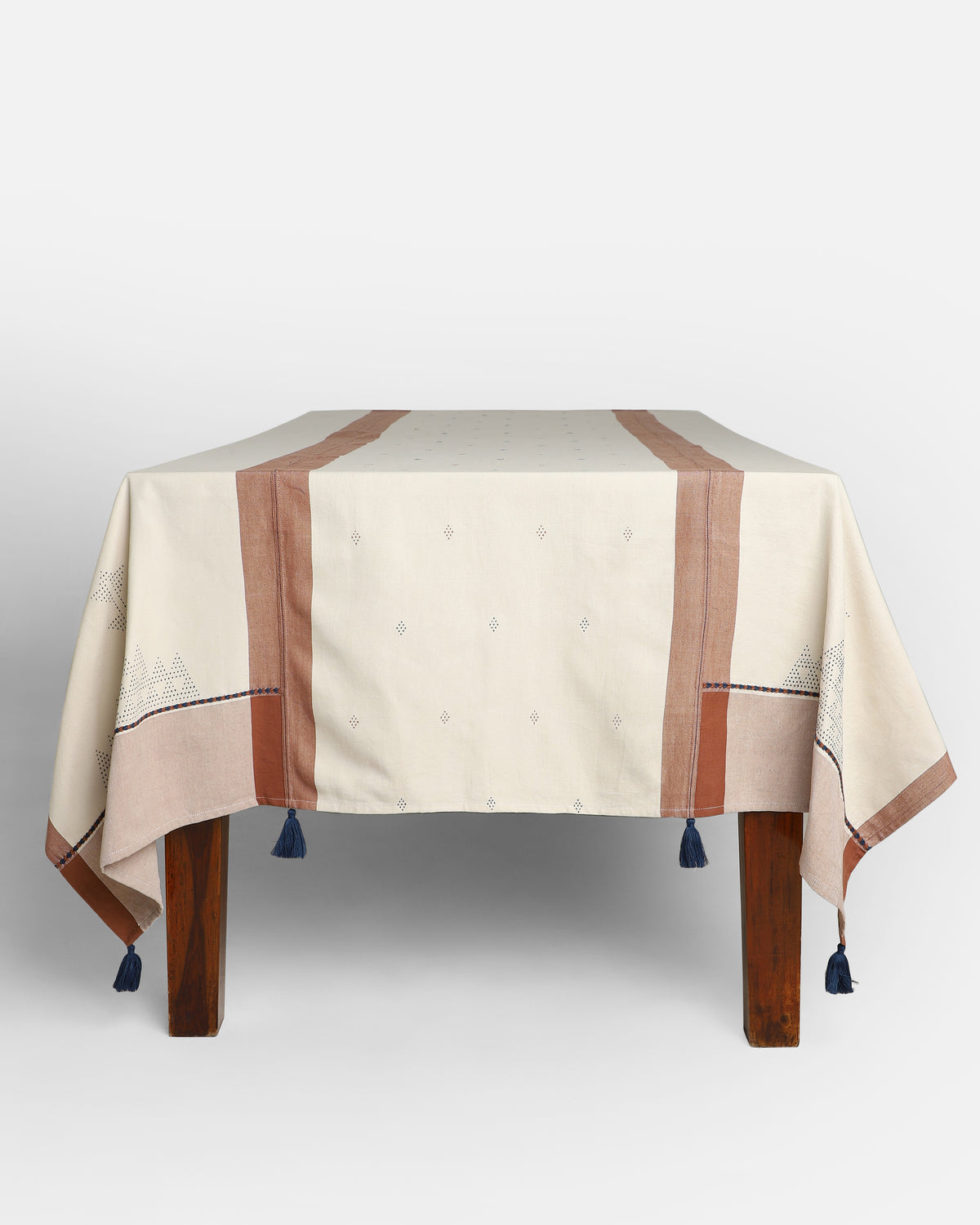 Bene Tangalia Cotton Table Cover - Light Beige