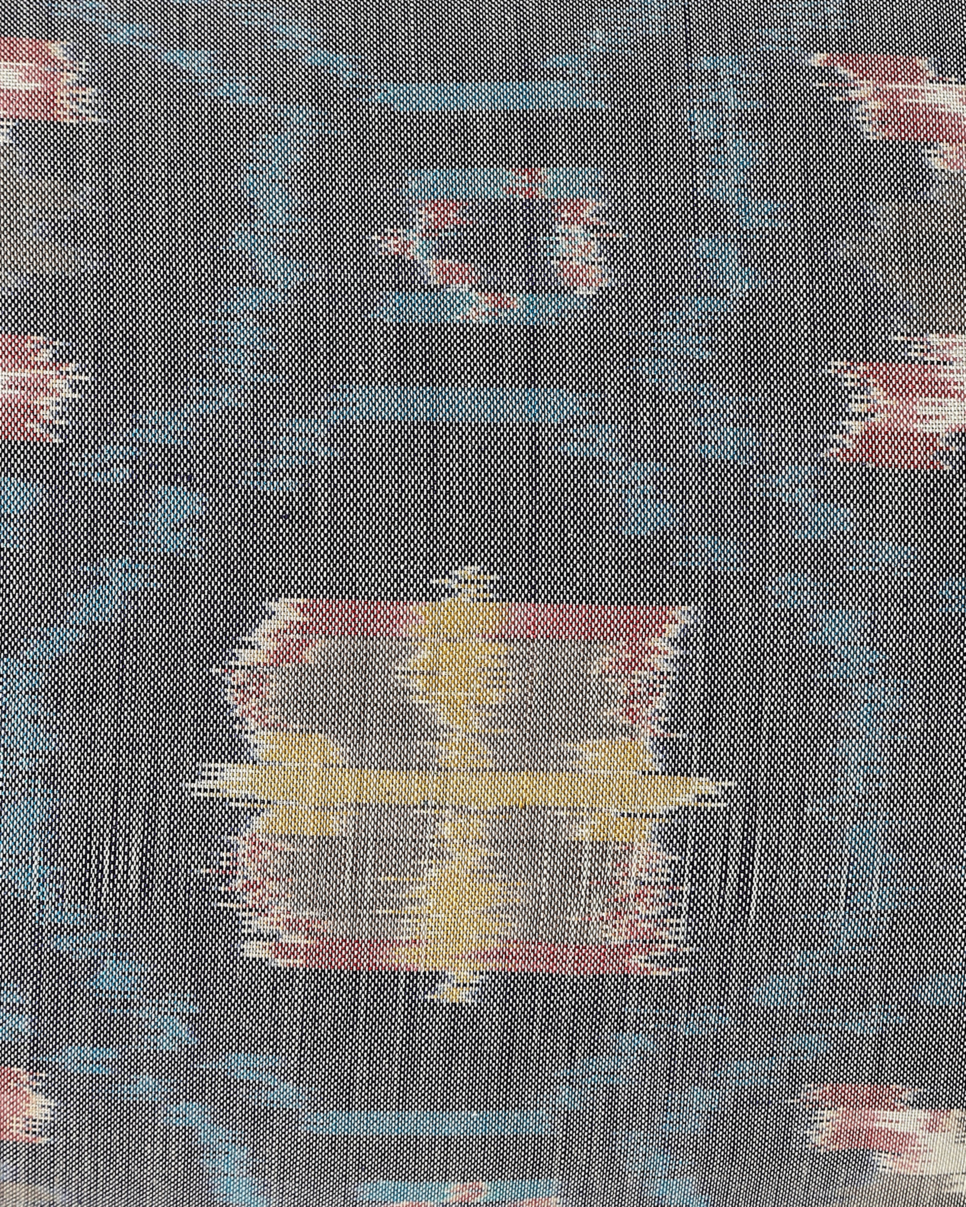 Purtgal Pochampally Weft Ikat Cotton Silk Bolster Cover