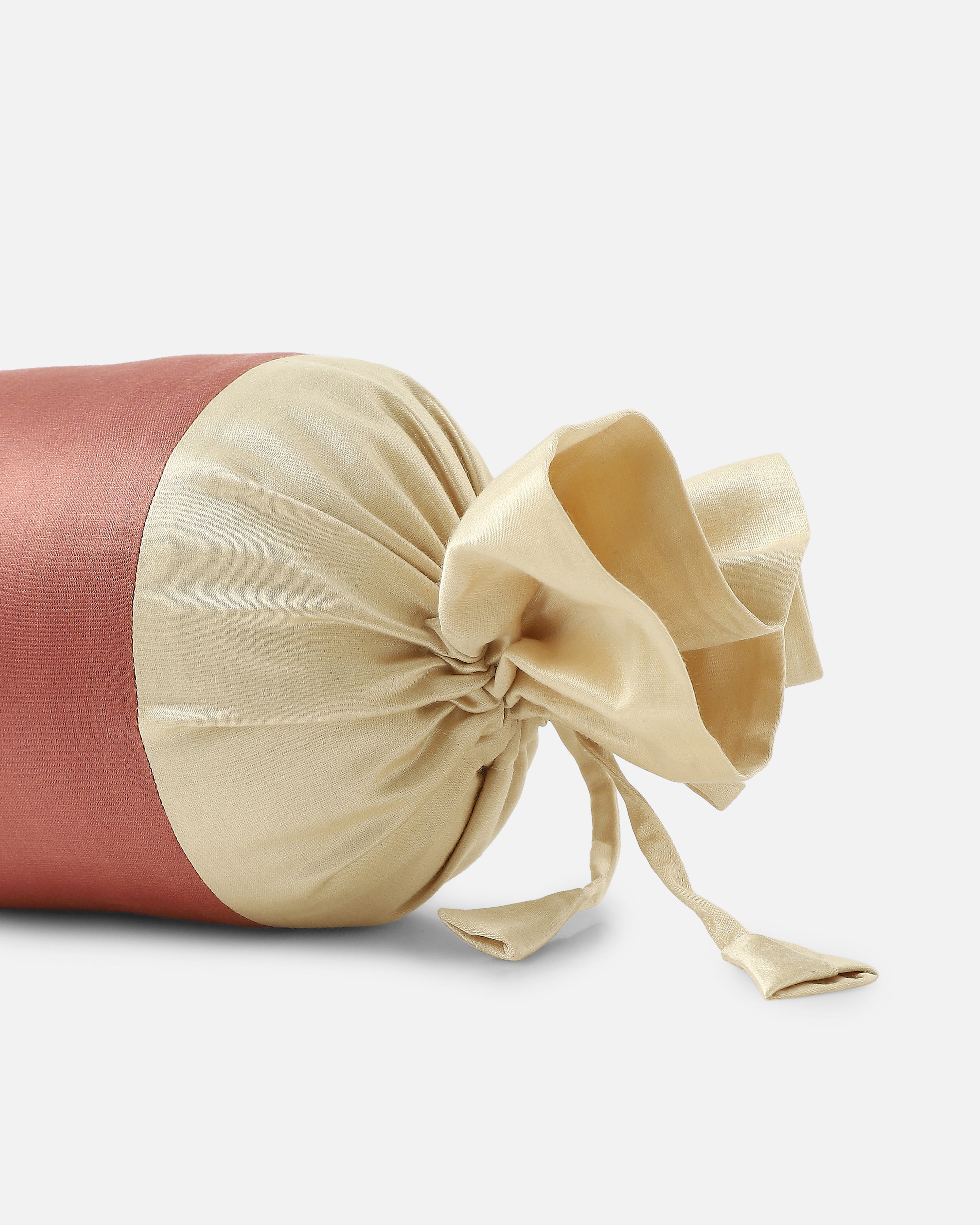 Blake Banarasi Satin Silk Cotton Bolster Cover