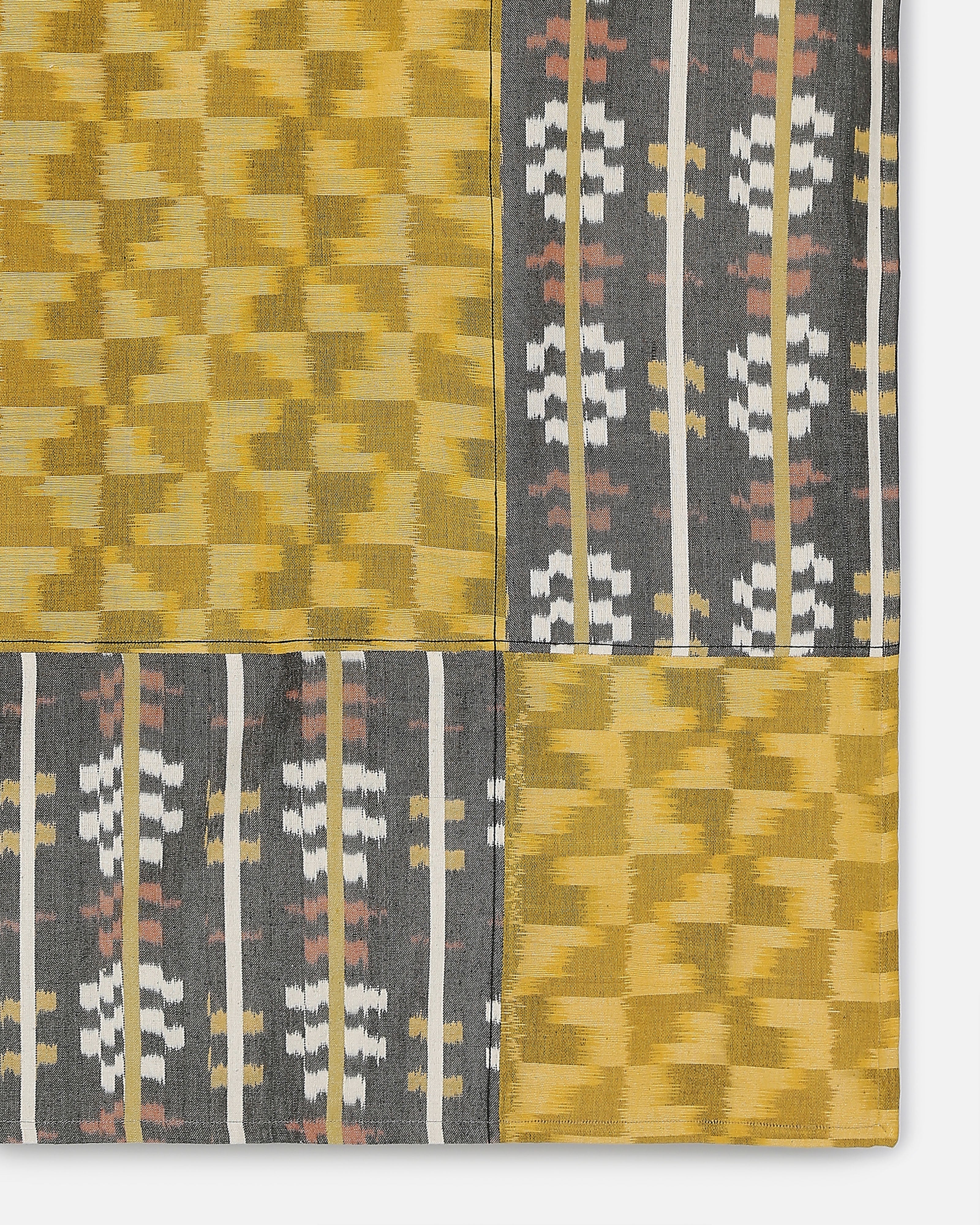 Brikks Pochampally Weft Ikat Cotton Single Bed Cover