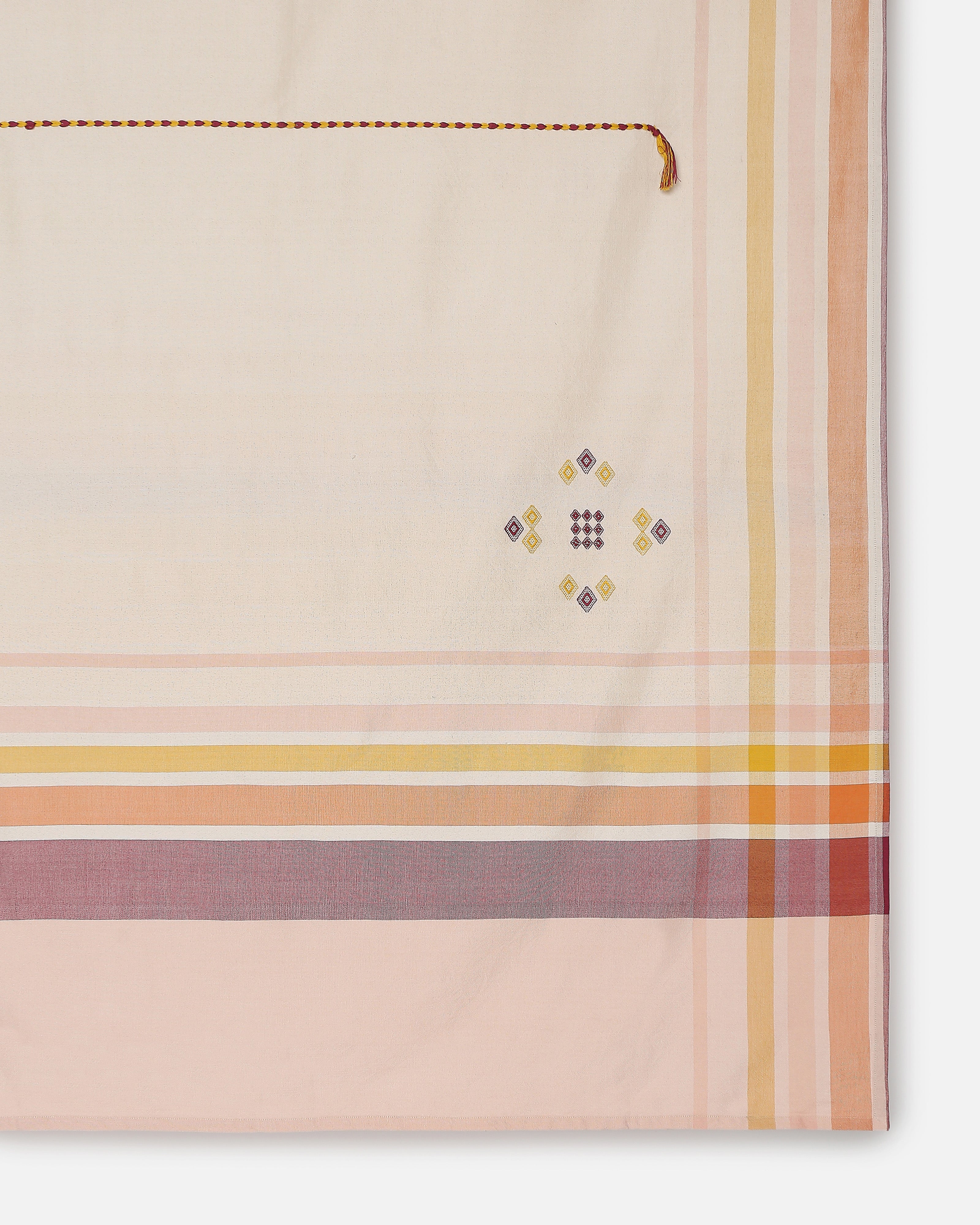 Nikki Bhujodi Extra Weft Cotton Double Bed Cover