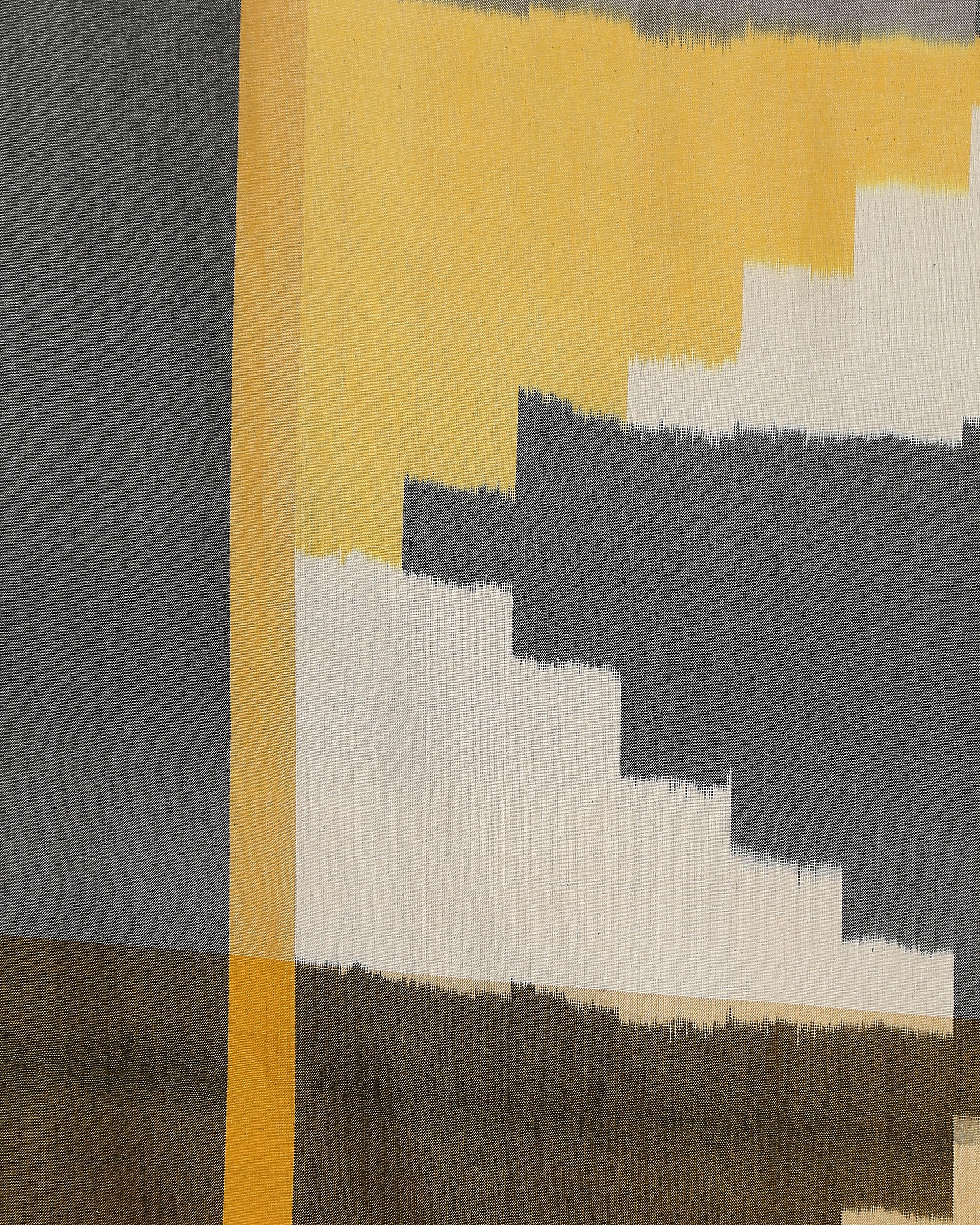 Paso Pochampally Warp Ikat Cotton Double Bed Cover