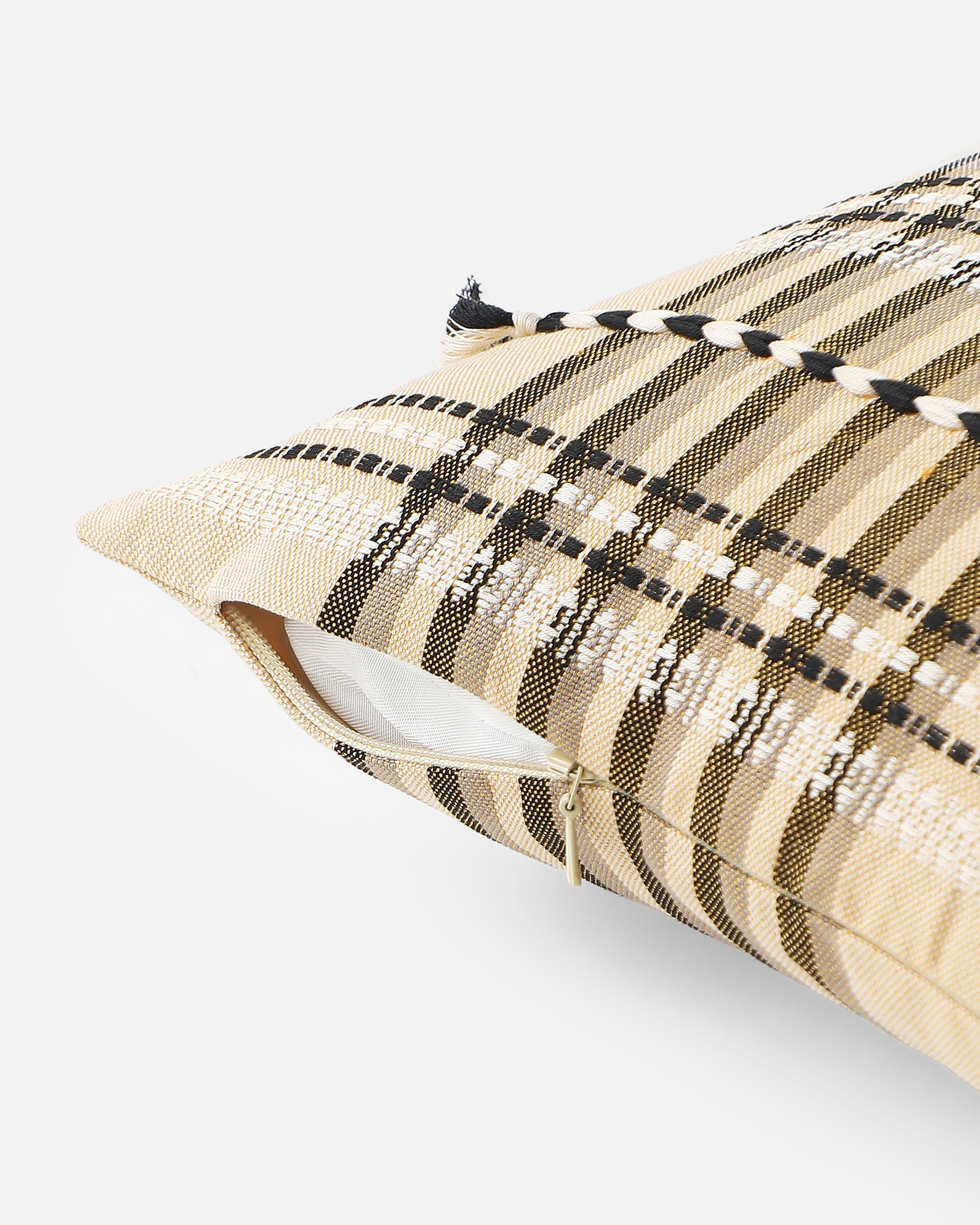 Kimaya Bhujodi Extra Weft Cotton Cushion Cover