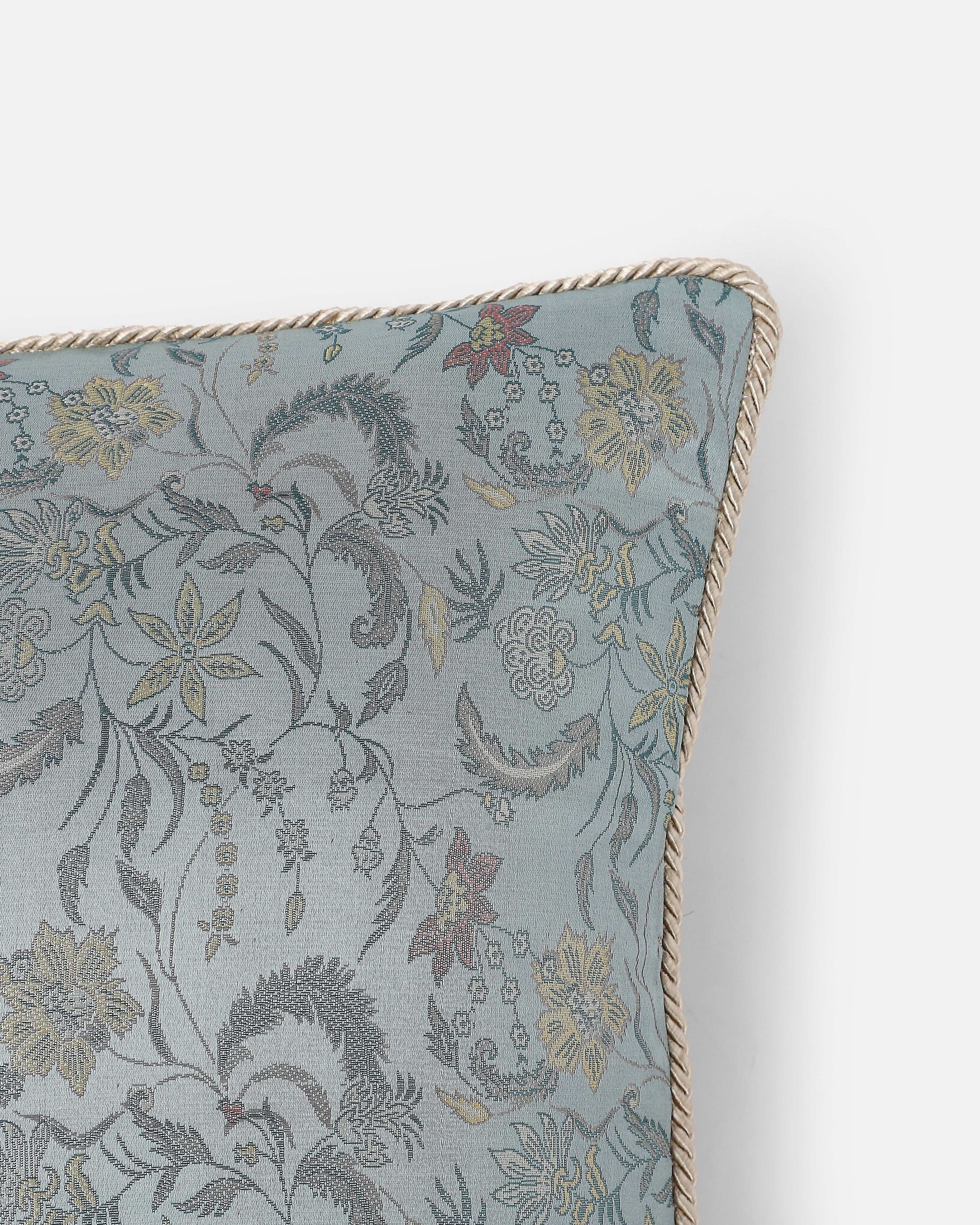 Bel Banarasi Tanchoi Silk Cushion Cover