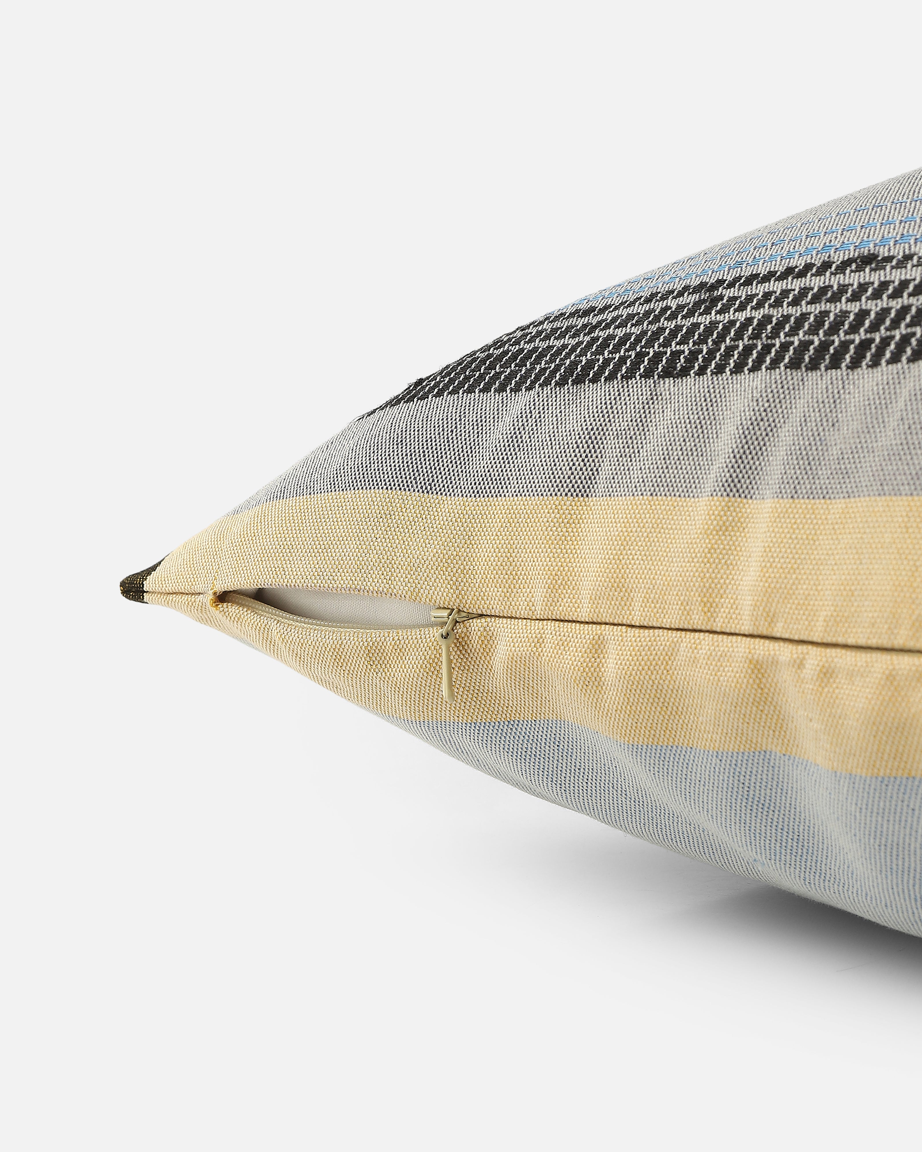 Bing Bhujodi Extra Weft Cotton Cushion Cover