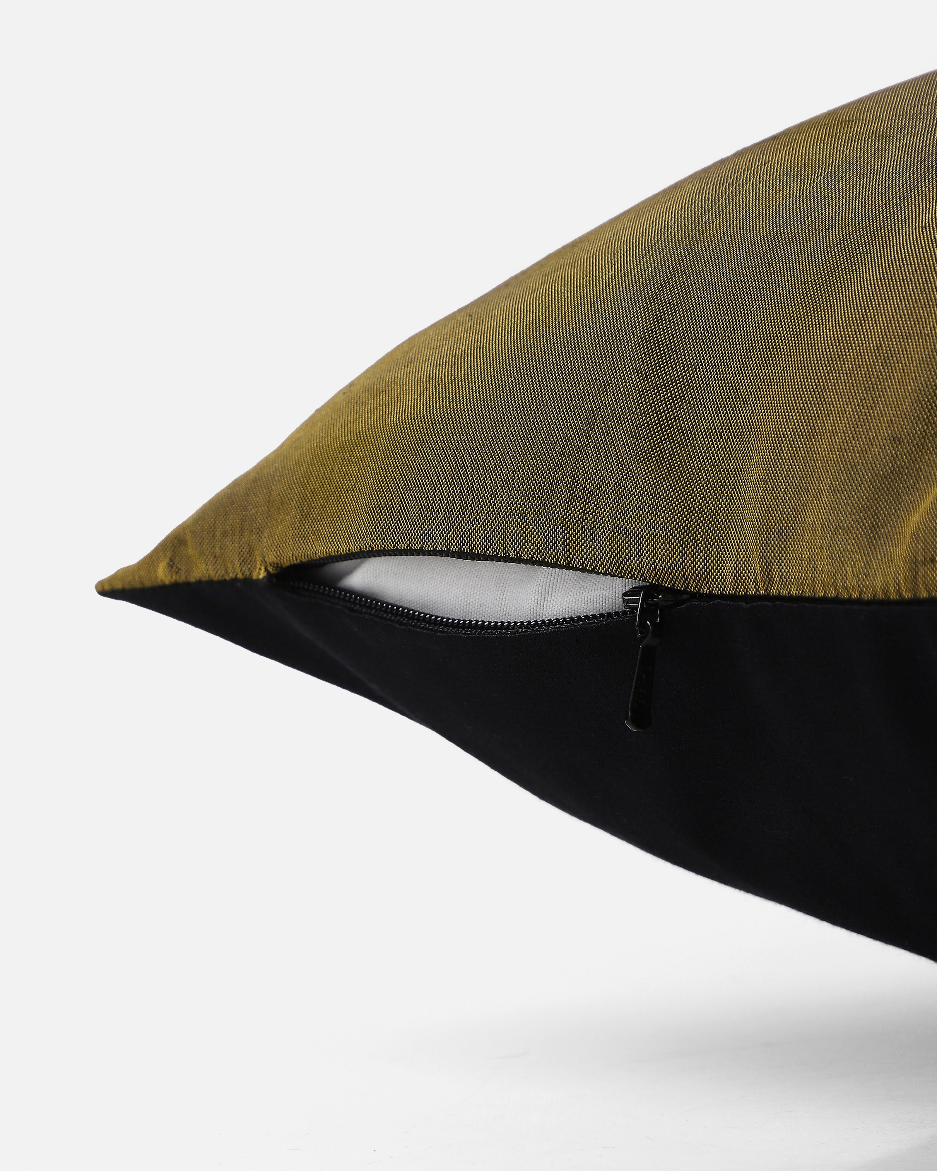 Mondrain Pochampally Weft Ikat Silk Cushion Cover