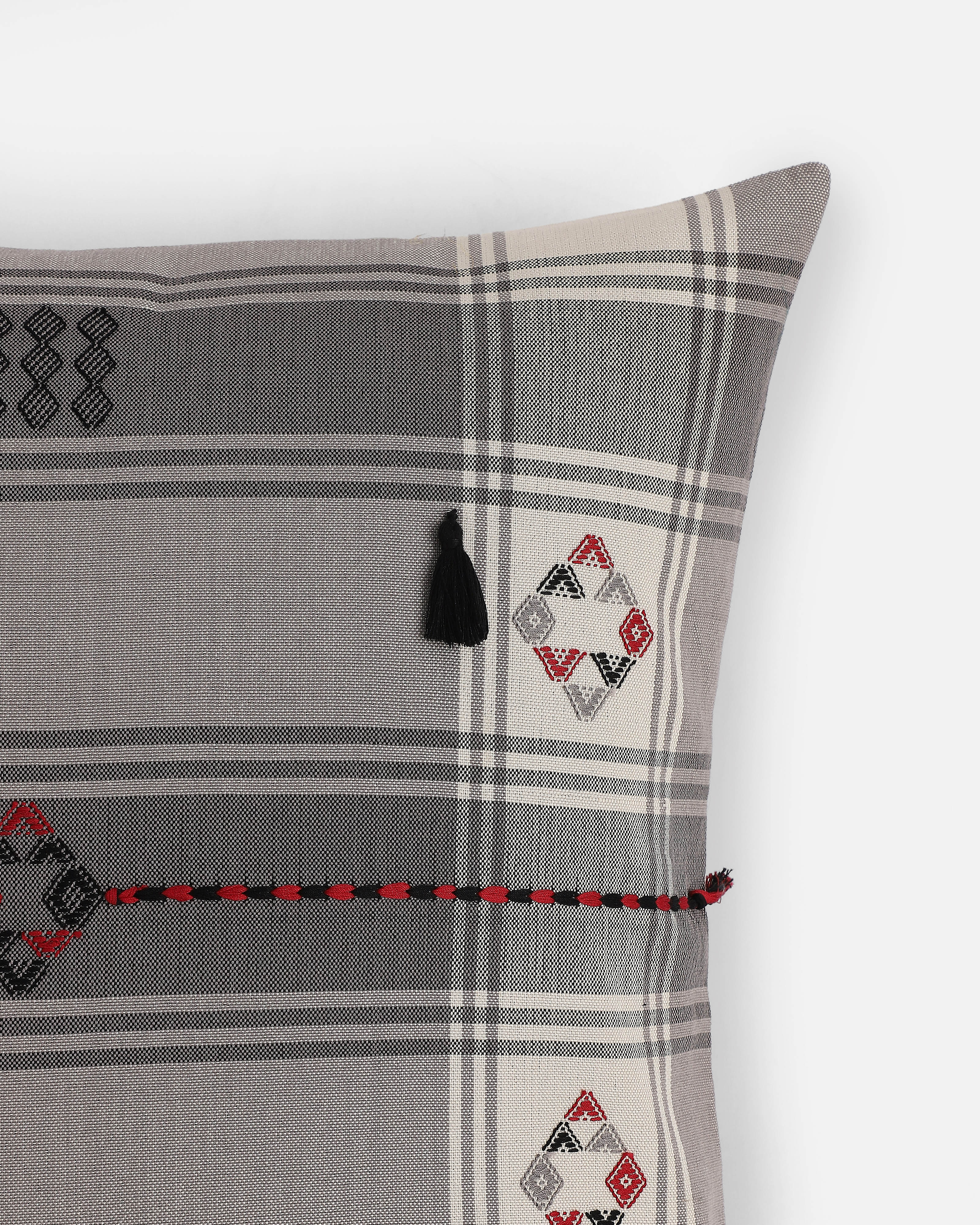 Rimmi Bhujodi Extra Weft Cotton Cushion Cover