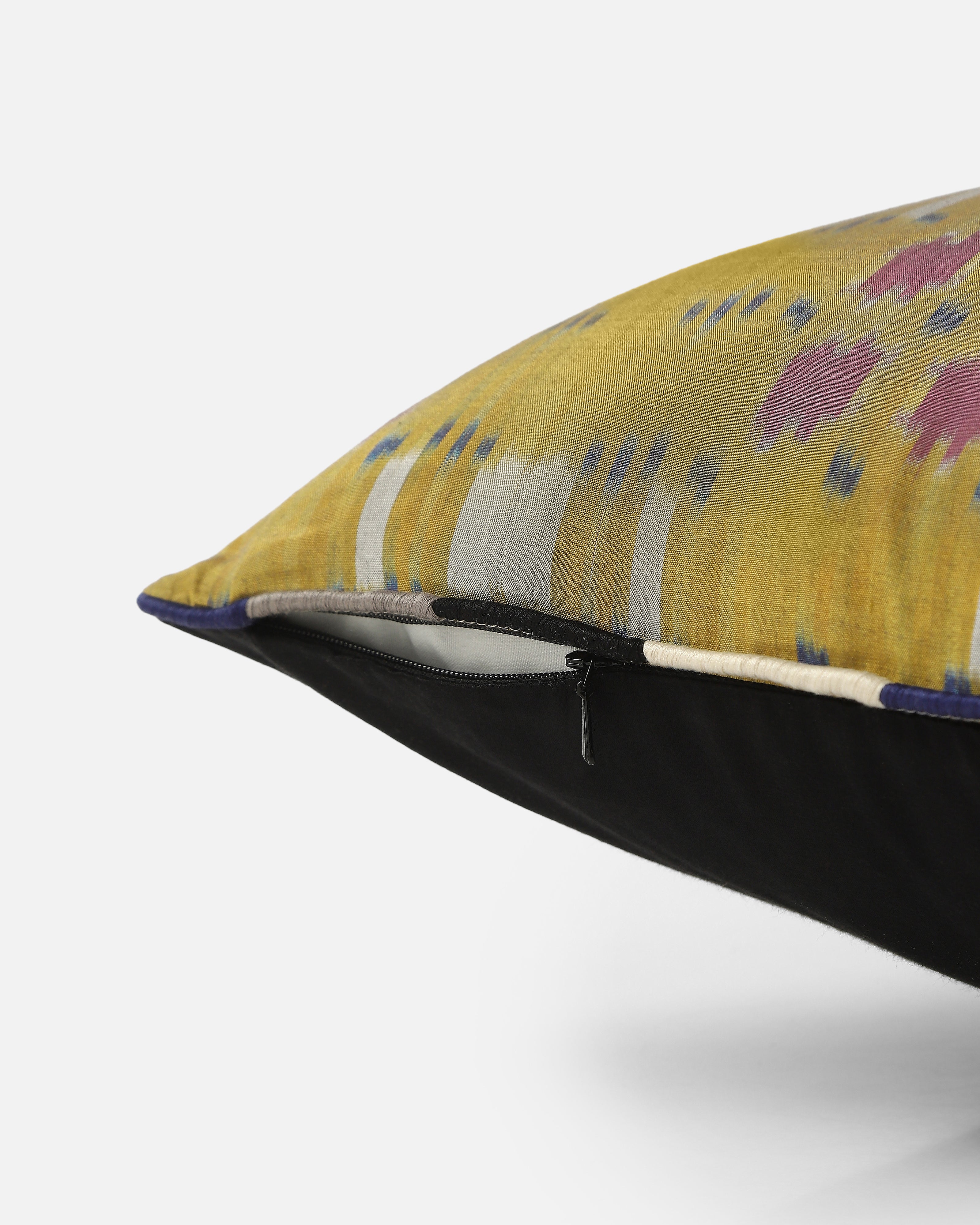 Lego Pochampally Warp Ikat Silk Cotton Cushion Cover