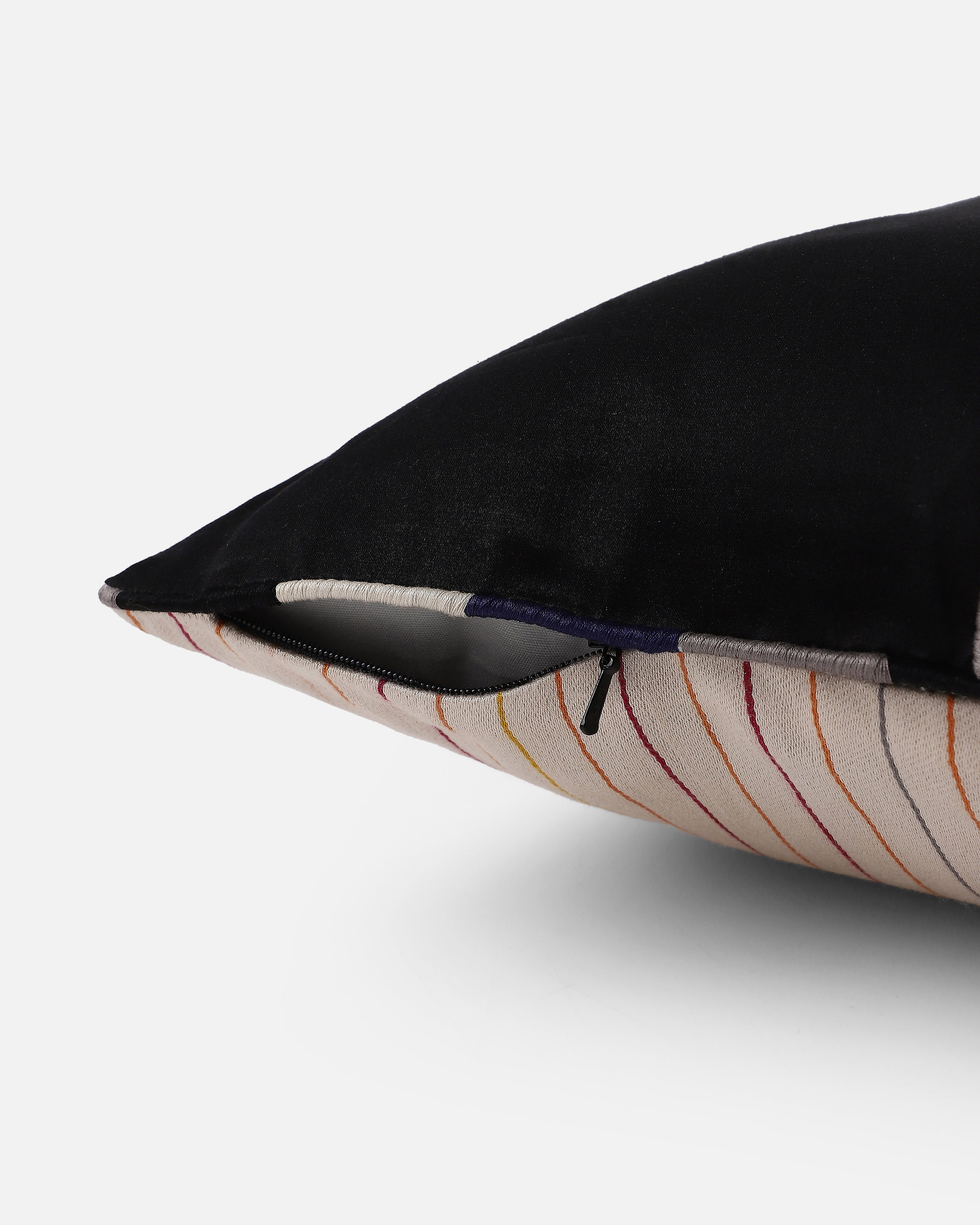 Mia Banarasi Satin Silk Cotton Cushion Cover