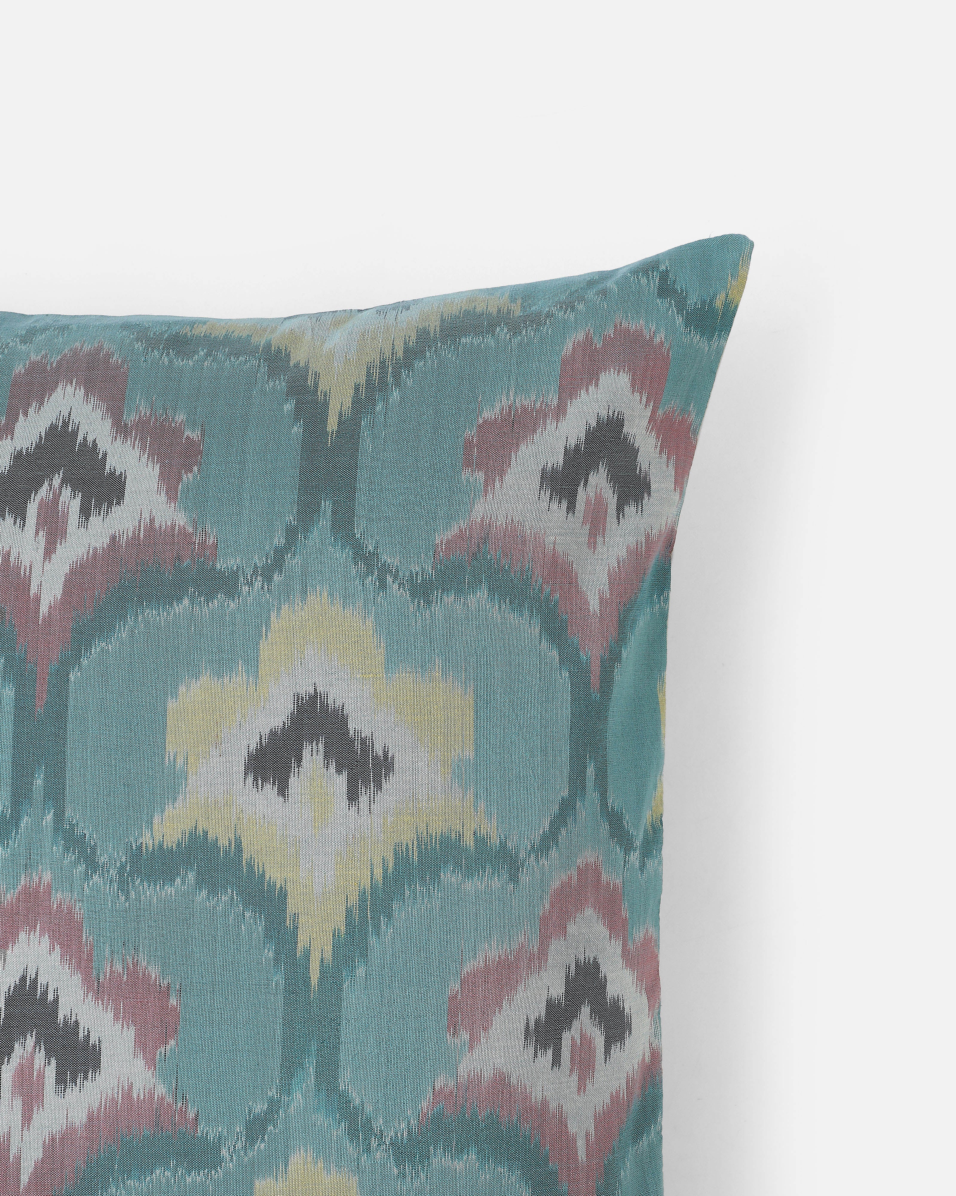 Unice Pochampally Weft Ikat Cotton Silk Cushion Cover