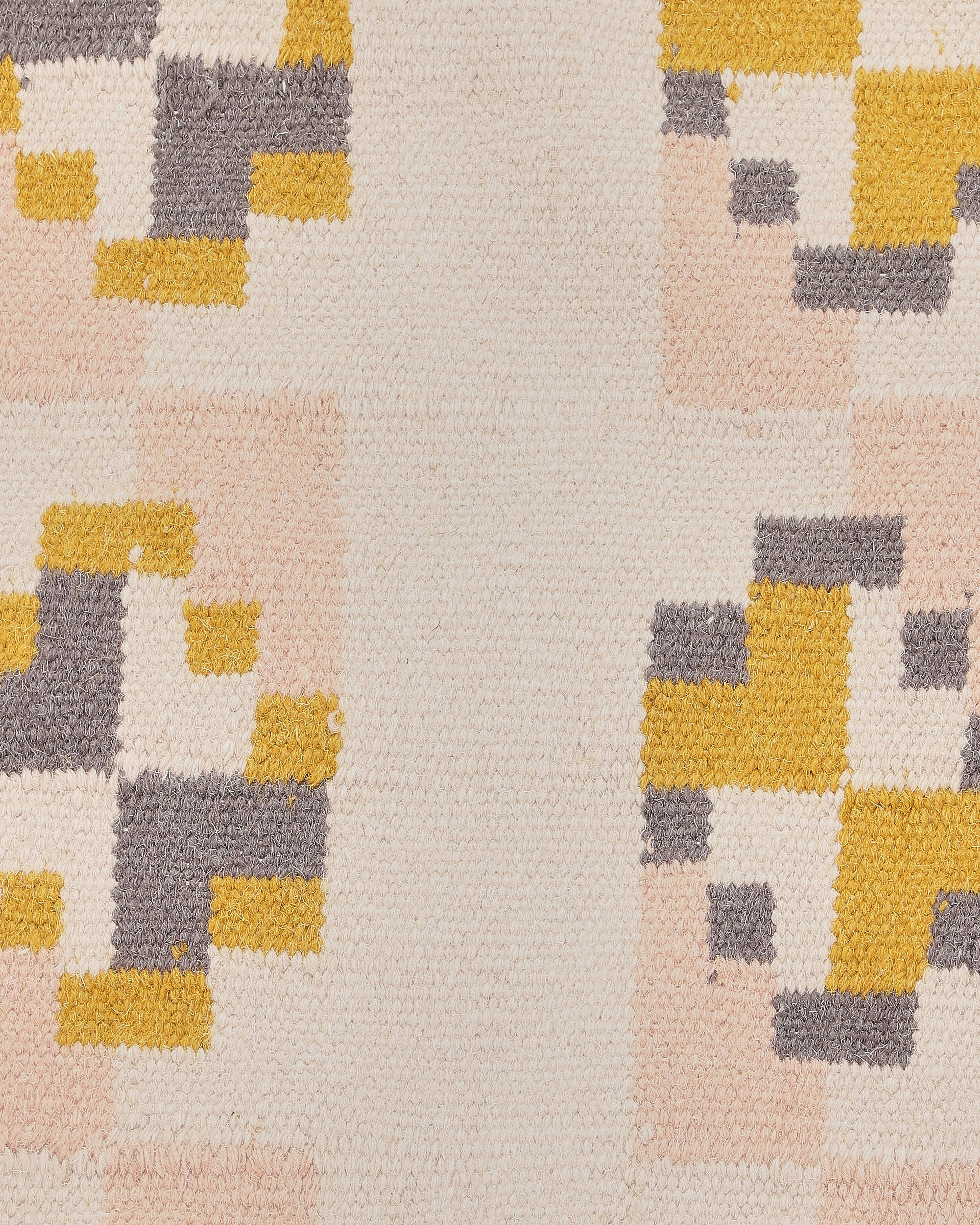 Trick Bhujodi Extra Weft Cotton Wool Rug